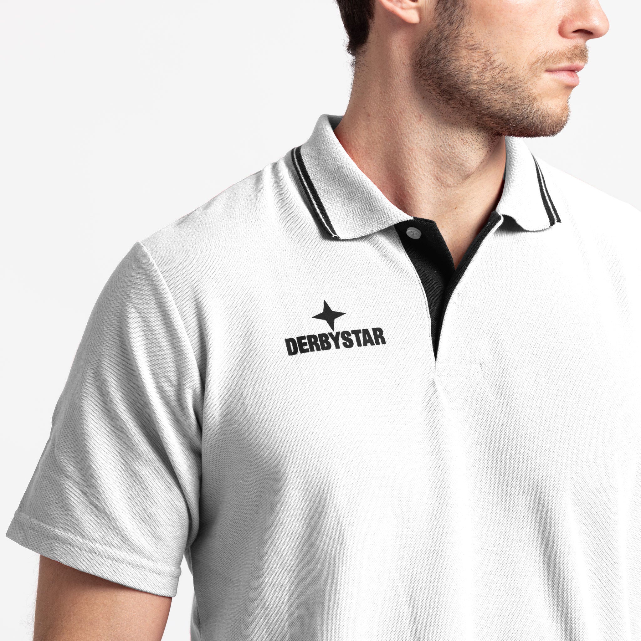 Ultimo Poloshirt #farbe_weiß #farbe_grau