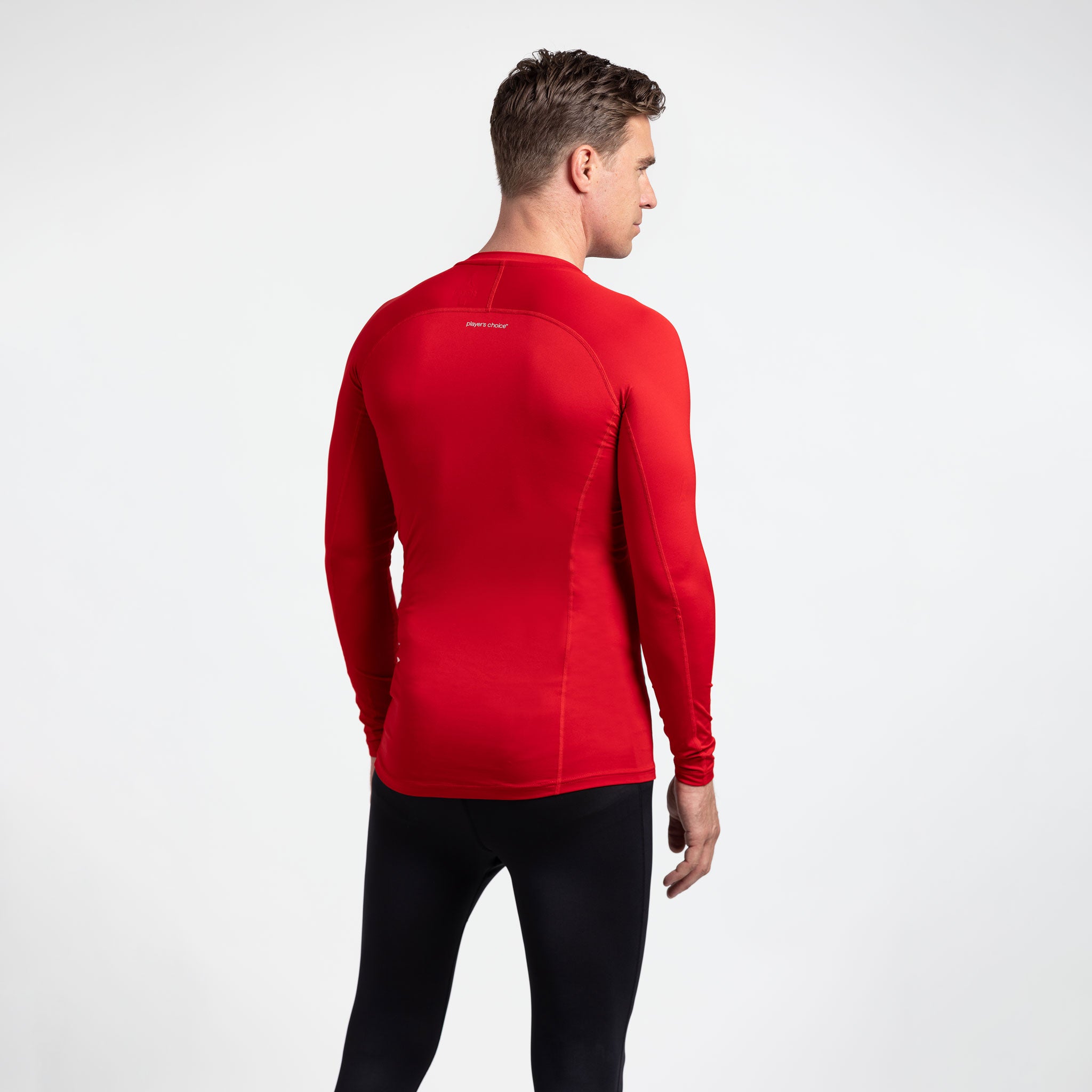 Funktionsshirt Lang #farbe_rot #farbe_navy
