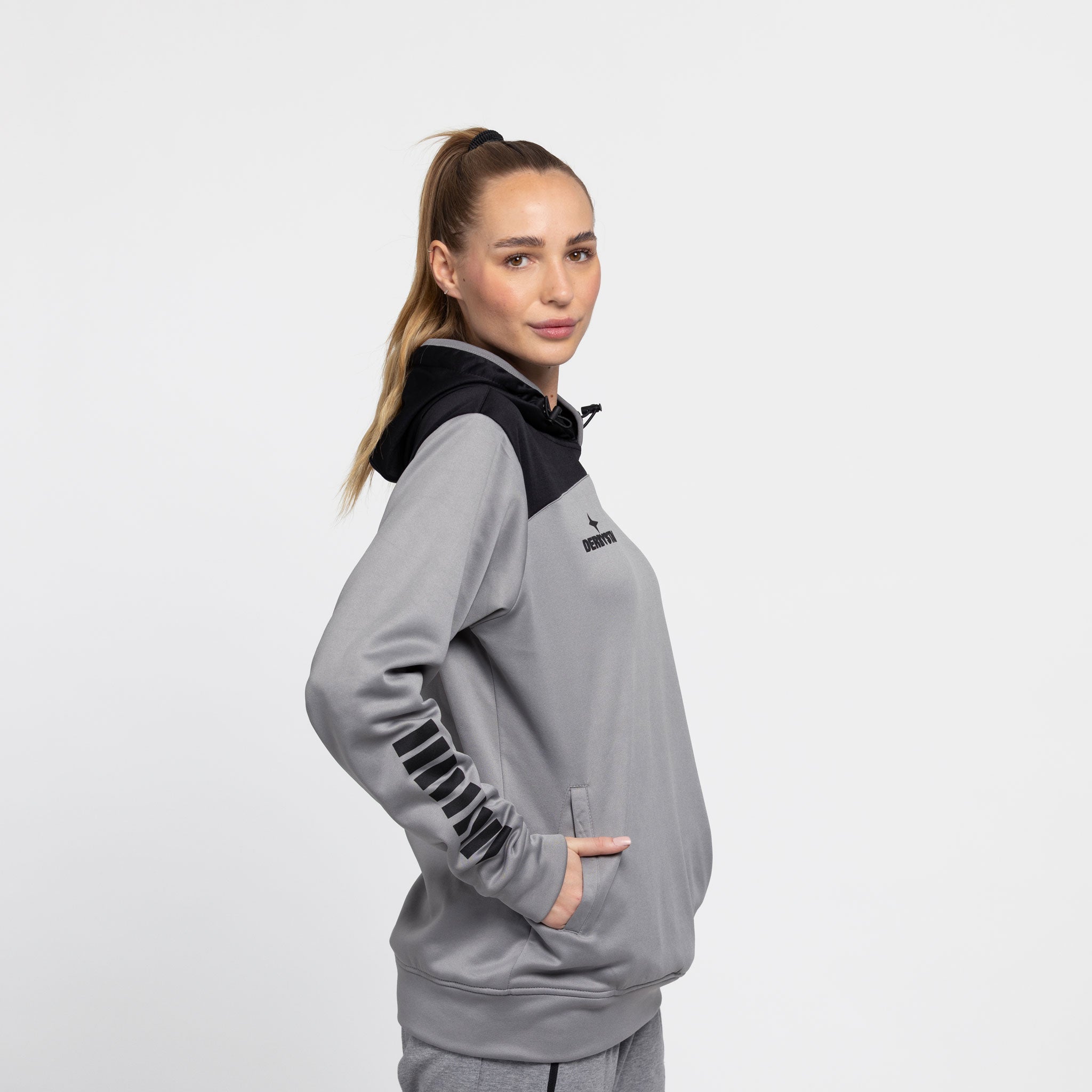 Ultimo Kapuzenpulllover #farbe_grau/schwarz #farbe_grau/schwarz