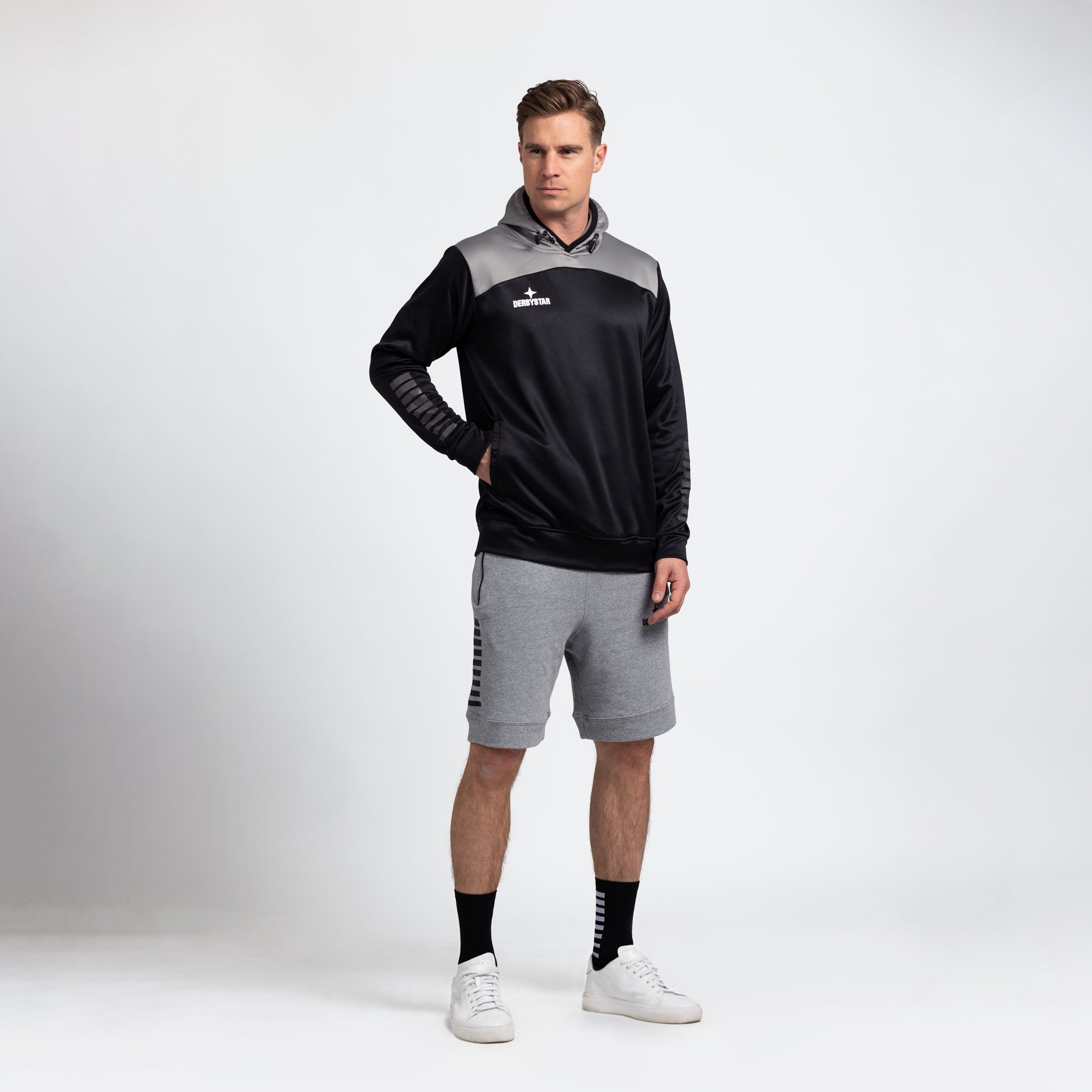 Ultimo Kapuzenpulllover #farbe_schwarz/grau #farbe_schwarz/grau