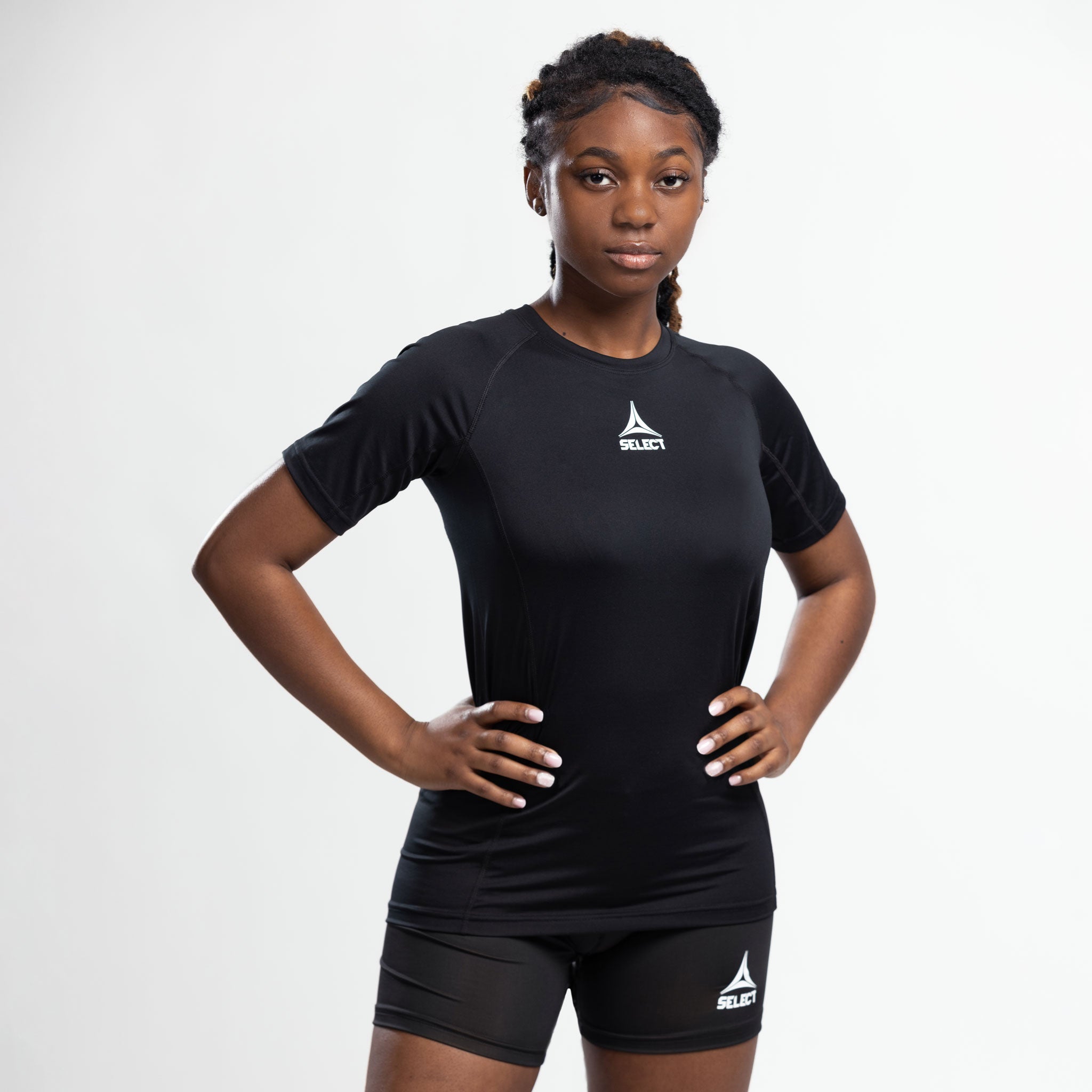 Funktionsshirt Kurz #farbe_schwarz #farbe_schwarz