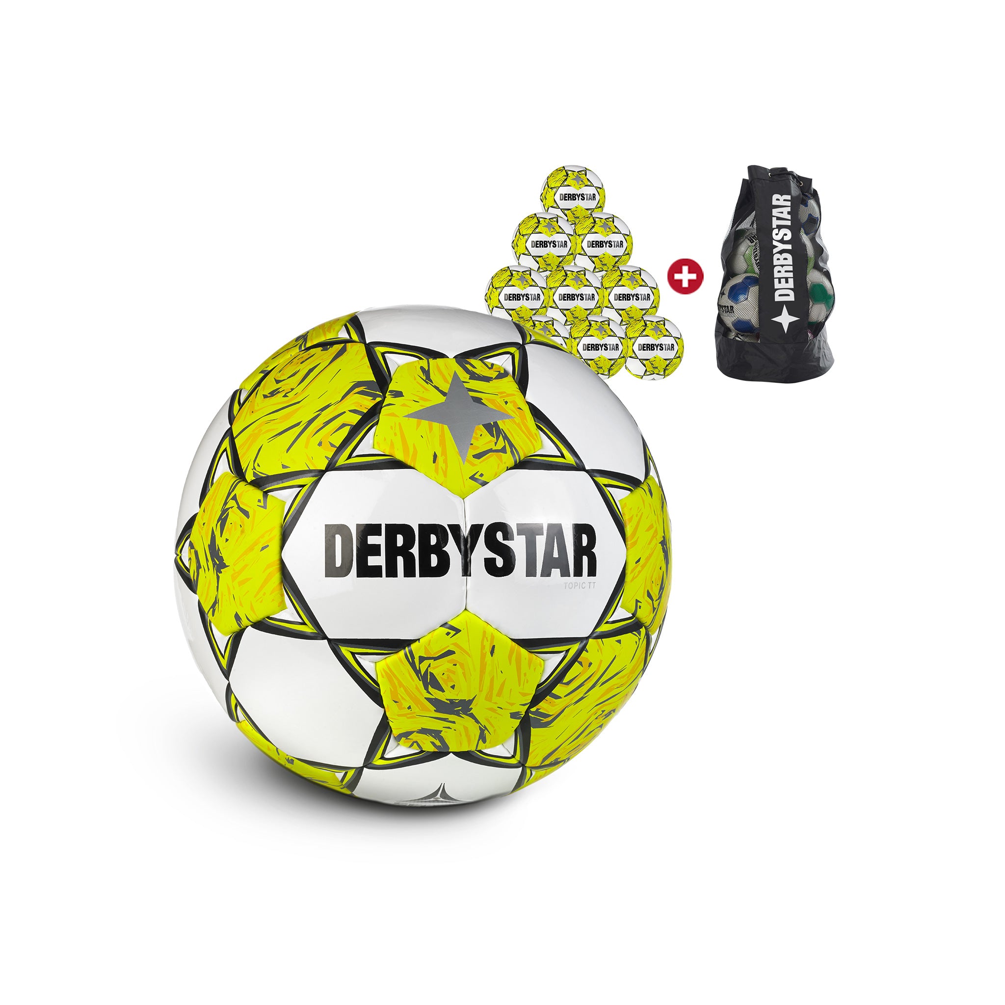 Topic TT 10er Ballpaket #farbe_weiß/gelb