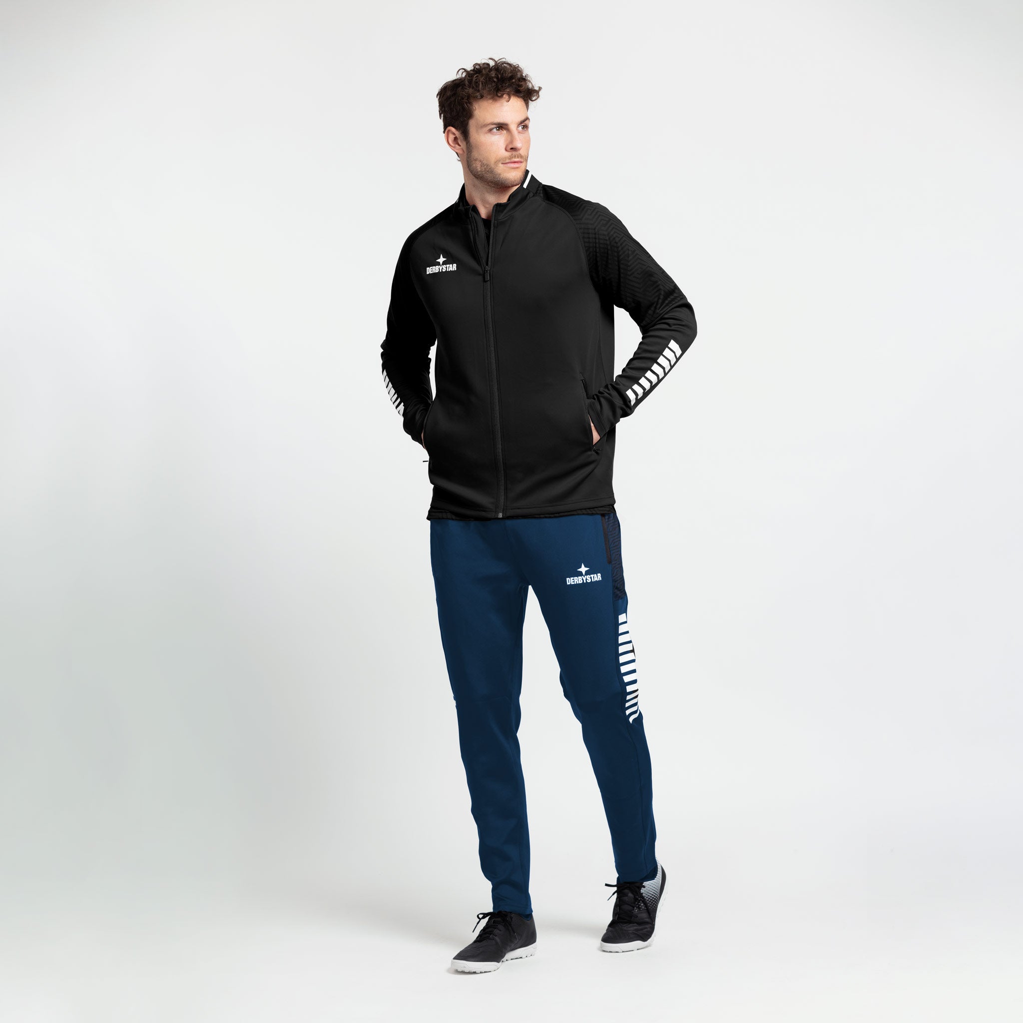 Primo Trainingshose Regular v24 #farbe_navy/weiß