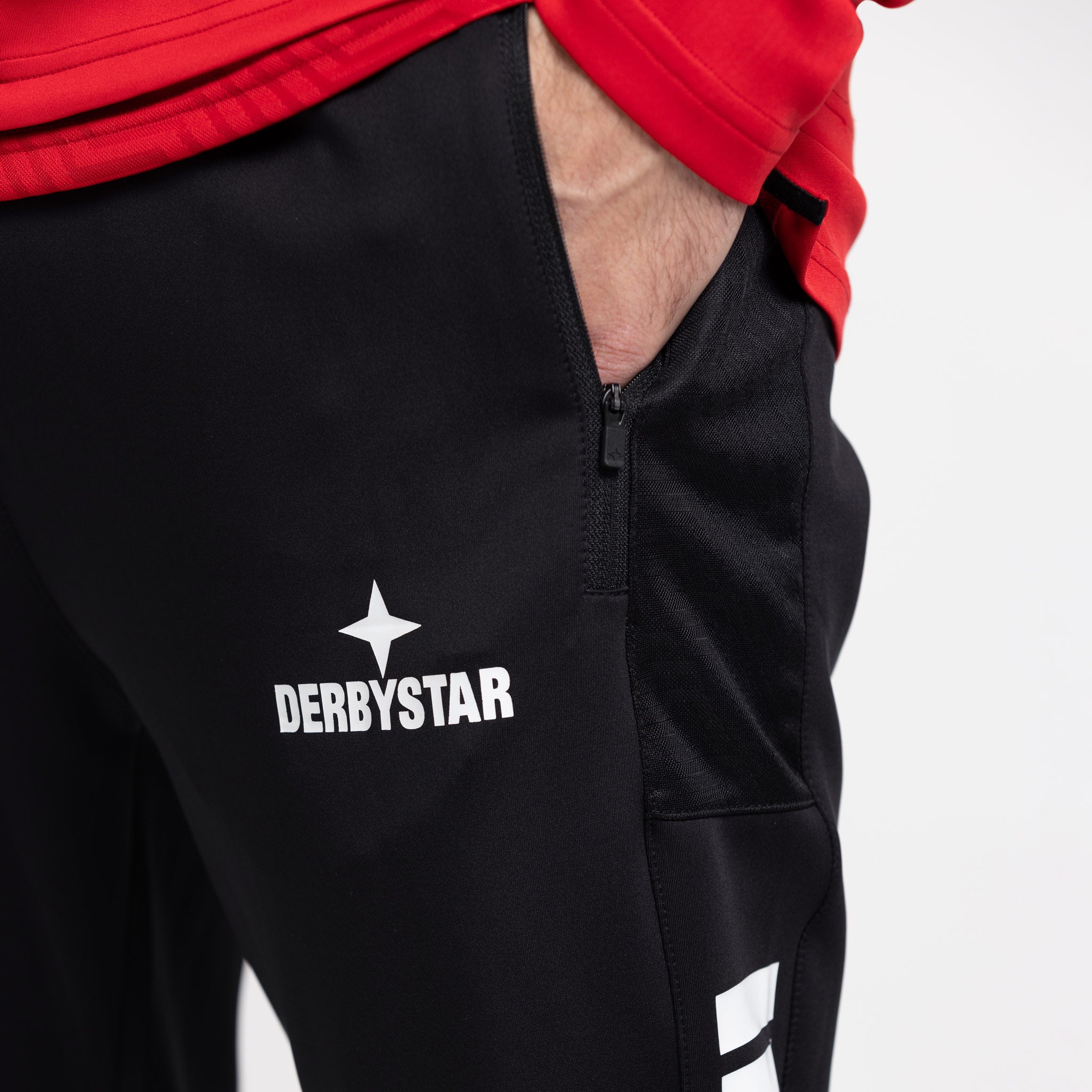 Primo Trainingshose Regular v24 #farbe_schwarz/weiß