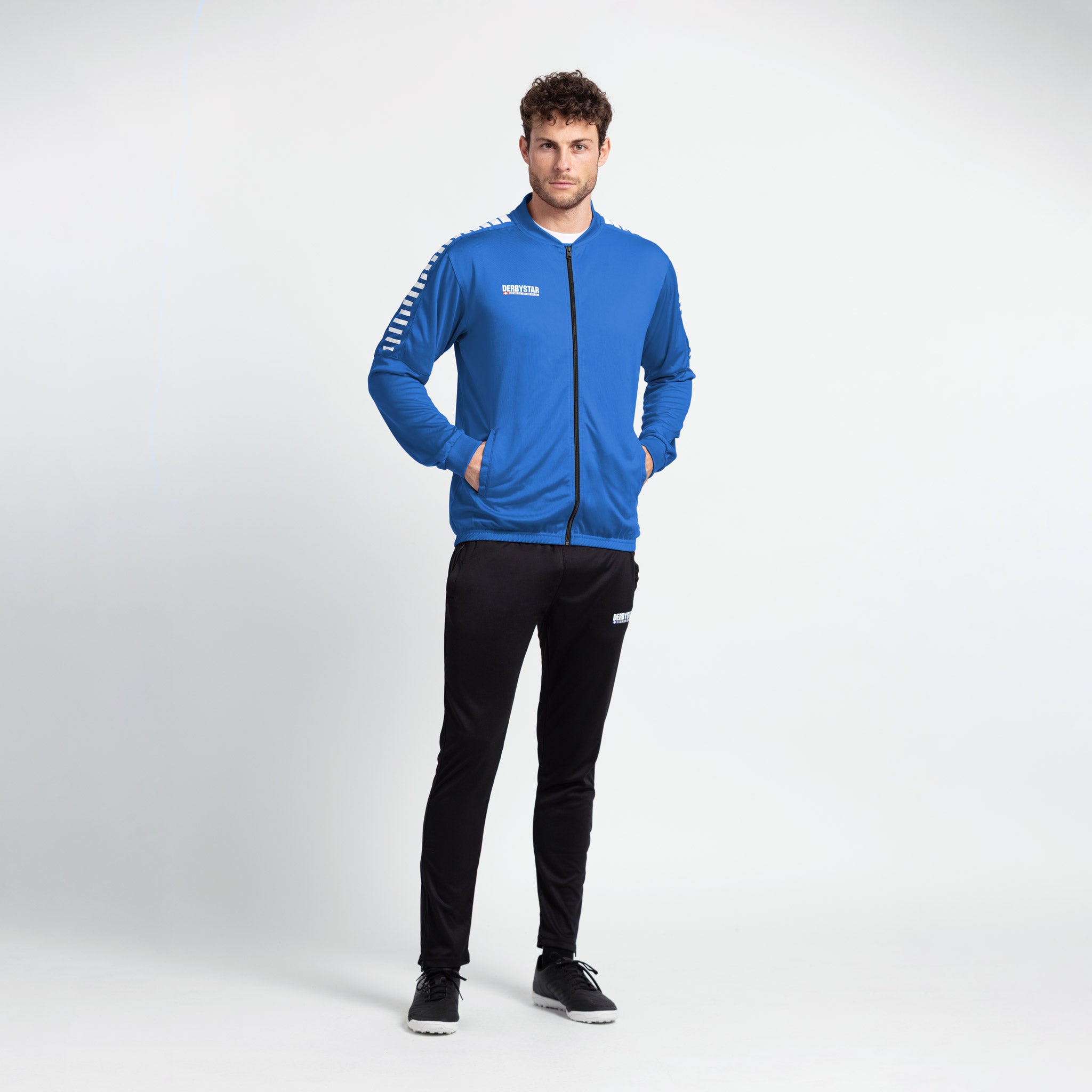 Hyper Poly-Arbeitsjacke #farbe_blau/weiß #farbe_blau/weiß