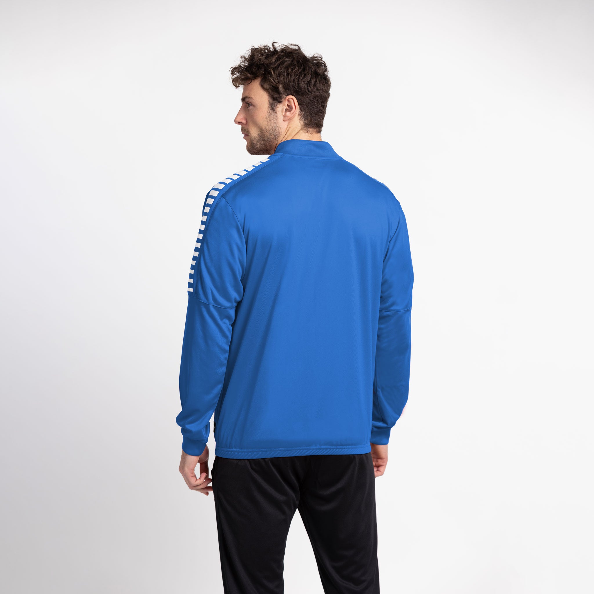 Hyper Poly-Arbeitsjacke #farbe_blau/weiß #farbe_blau/weiß