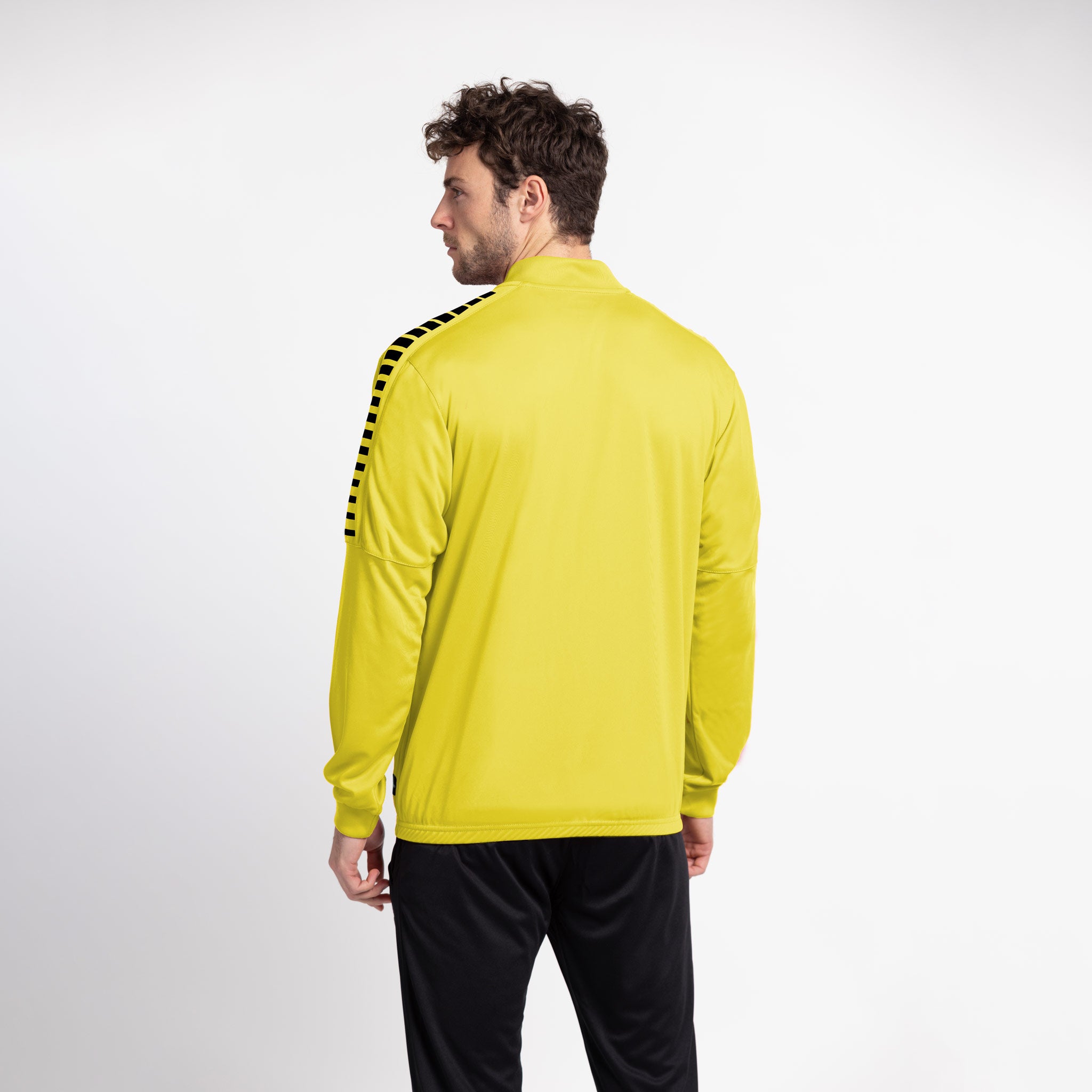 Hyper Poly-Arbeitsjacke #farbe_gelb/schwarz #farbe_gelb/schwarz