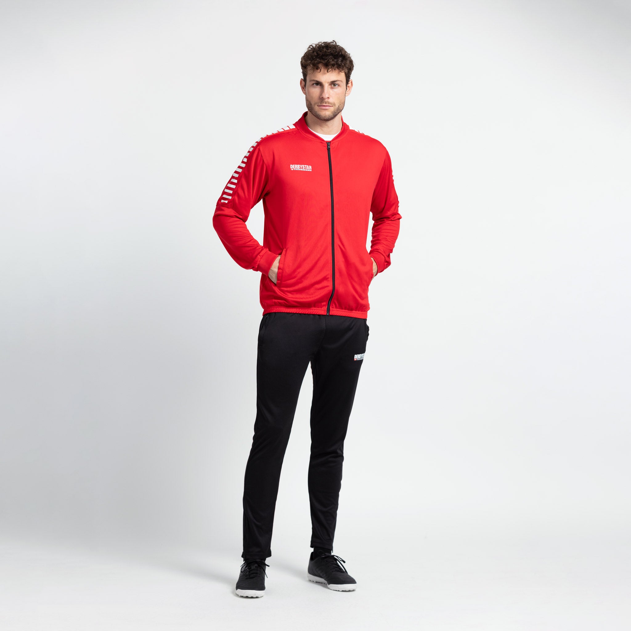 Hyper Poly-Arbeitsjacke #farbe_rot/weiß #farbe_rot/weiß