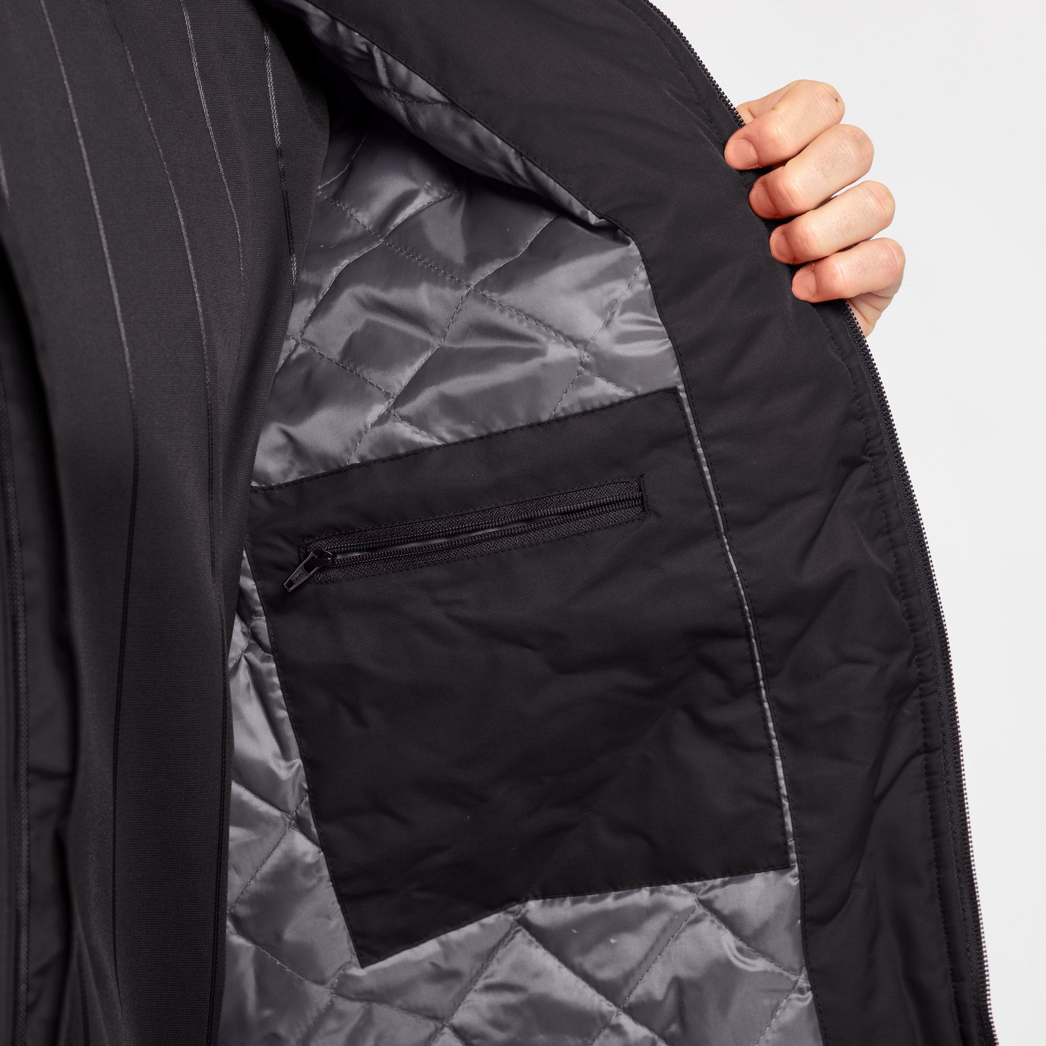 Hyper Stadionjacke #farbe_schwarz/weiß #farbe_schwarz/weiß