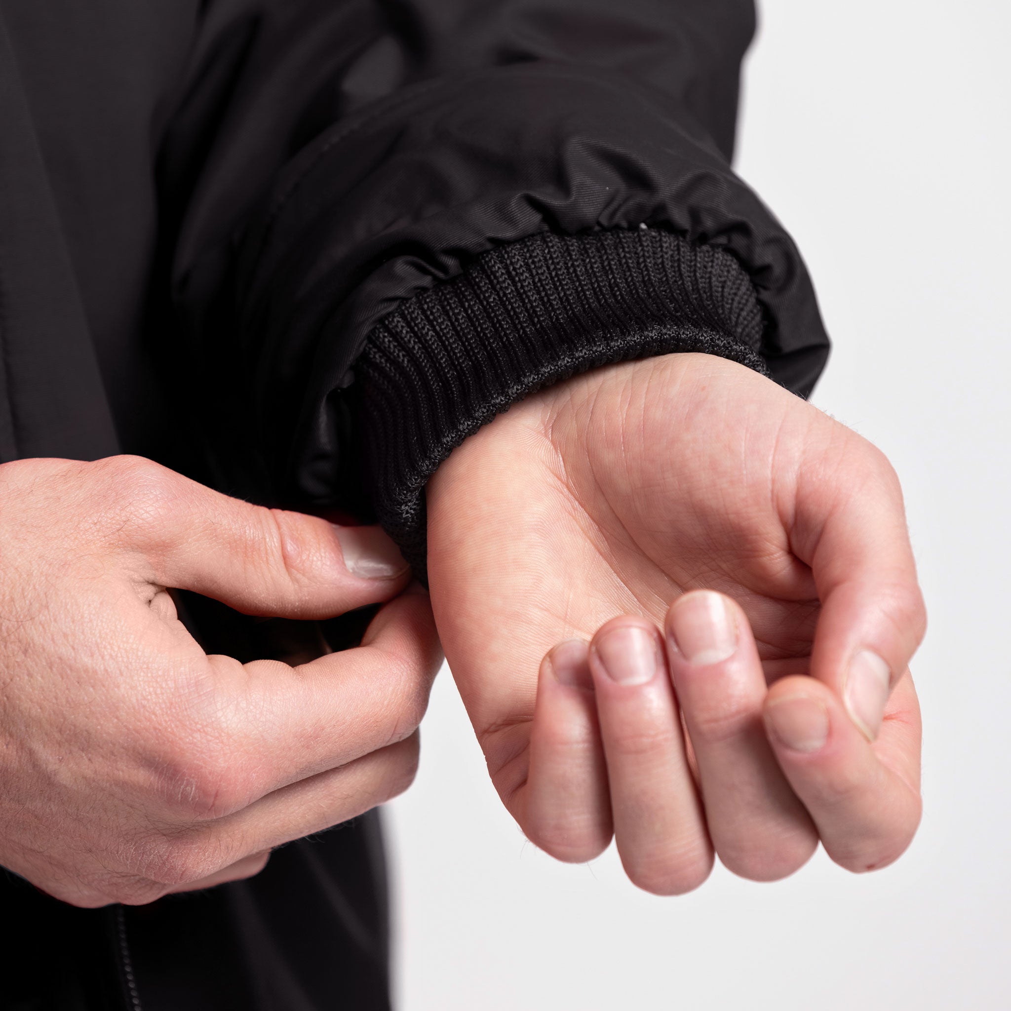 Hyper Stadionjacke #farbe_schwarz/weiß #farbe_schwarz/weiß