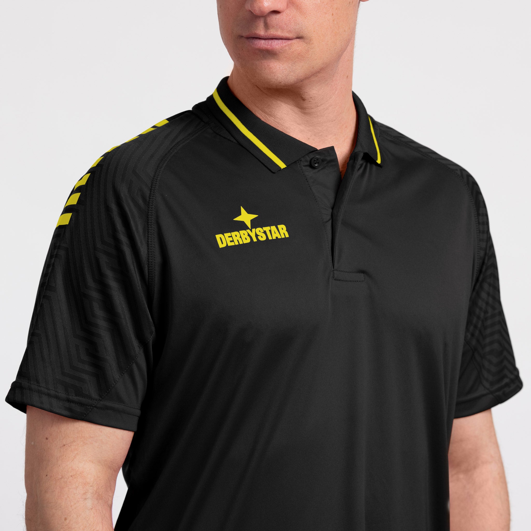 Primo Polo-Shirt v24 #farbe_schwarz/gelb #farbe_schwarz/gelb