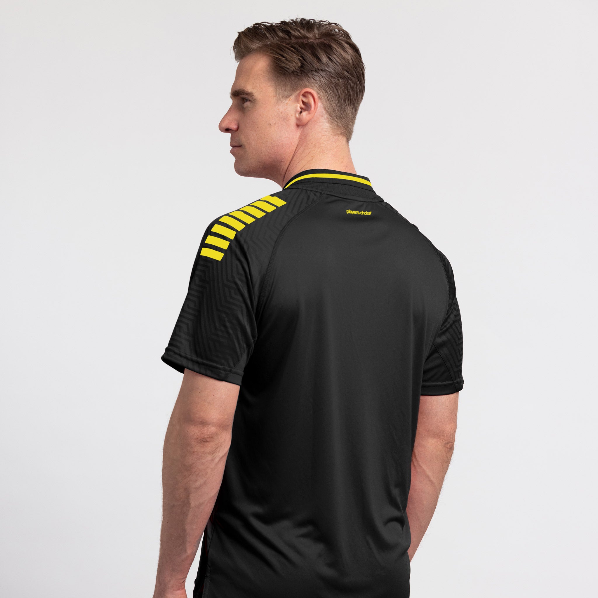 Primo Polo-Shirt v24 #farbe_schwarz/gelb #farbe_schwarz/gelb
