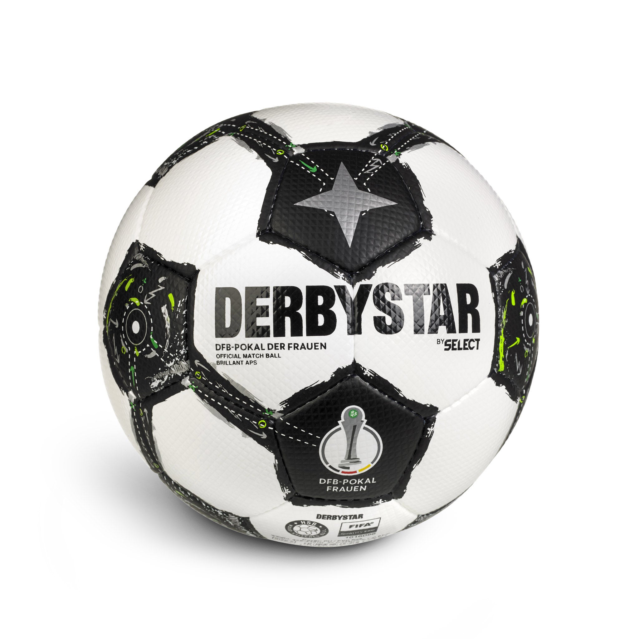 DFB-Pokal Brillant APS Frauen #farbe_weiß/schwarz/grün