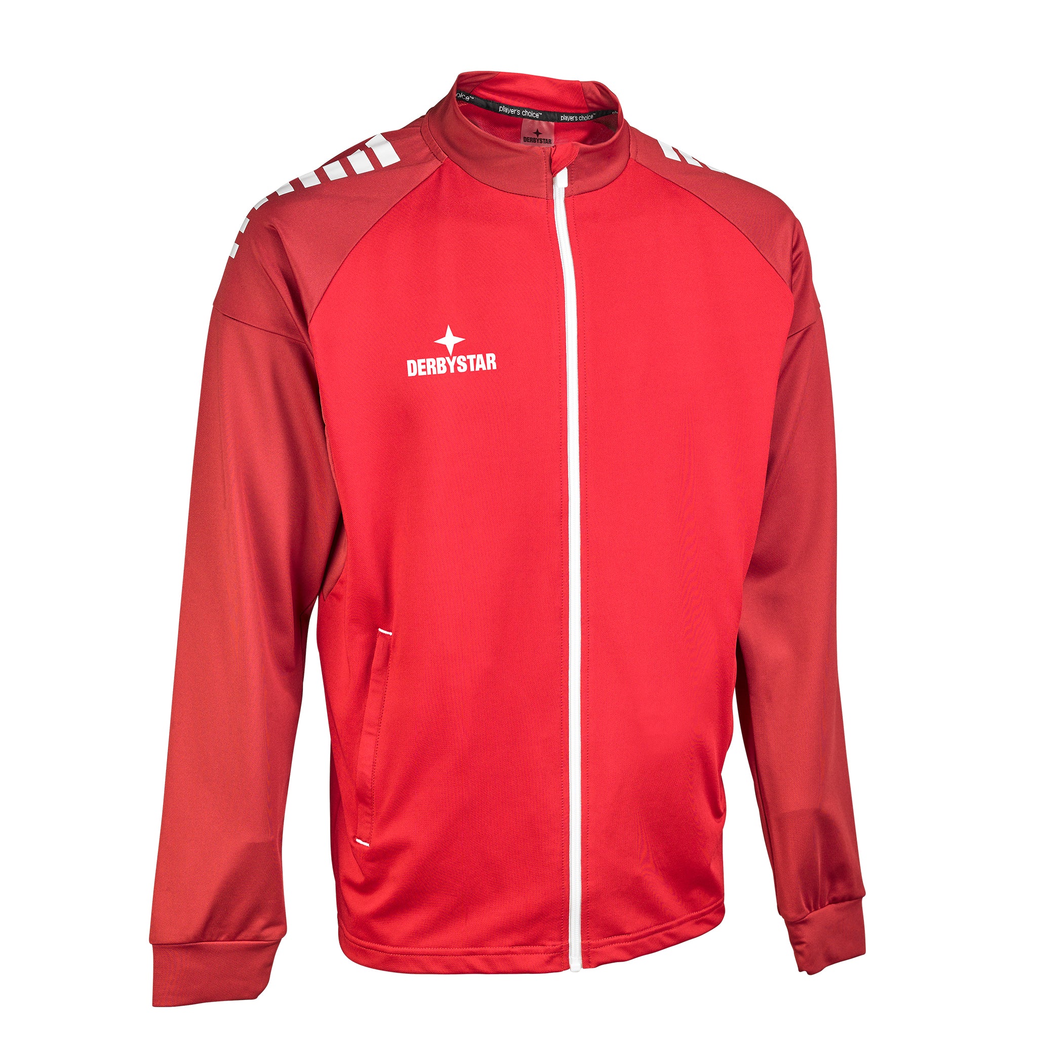 Madrid Trainingsjacke #farbe_rot/weiß