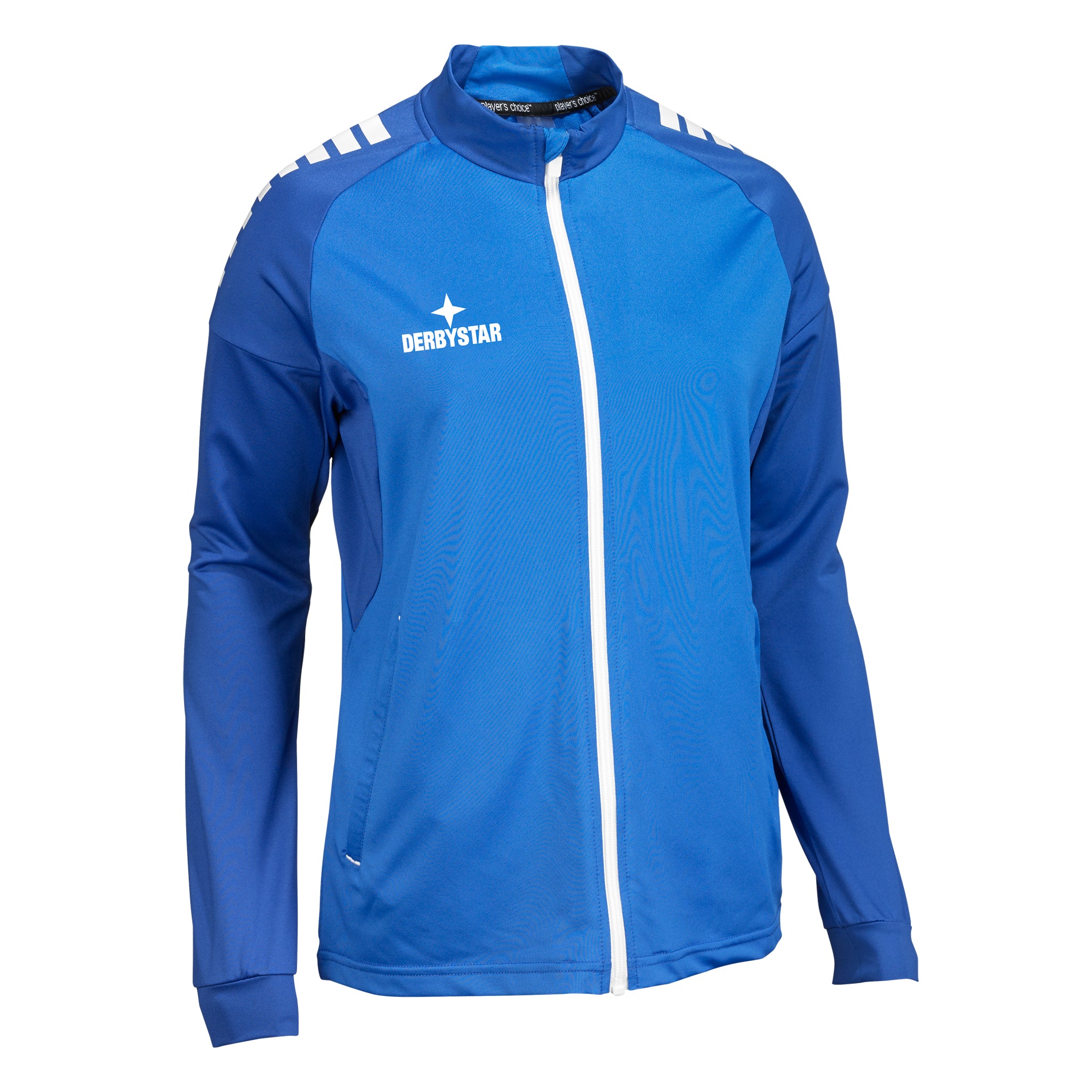 Madrid Trainingsjacke Frauen #farbe_blau/weiß