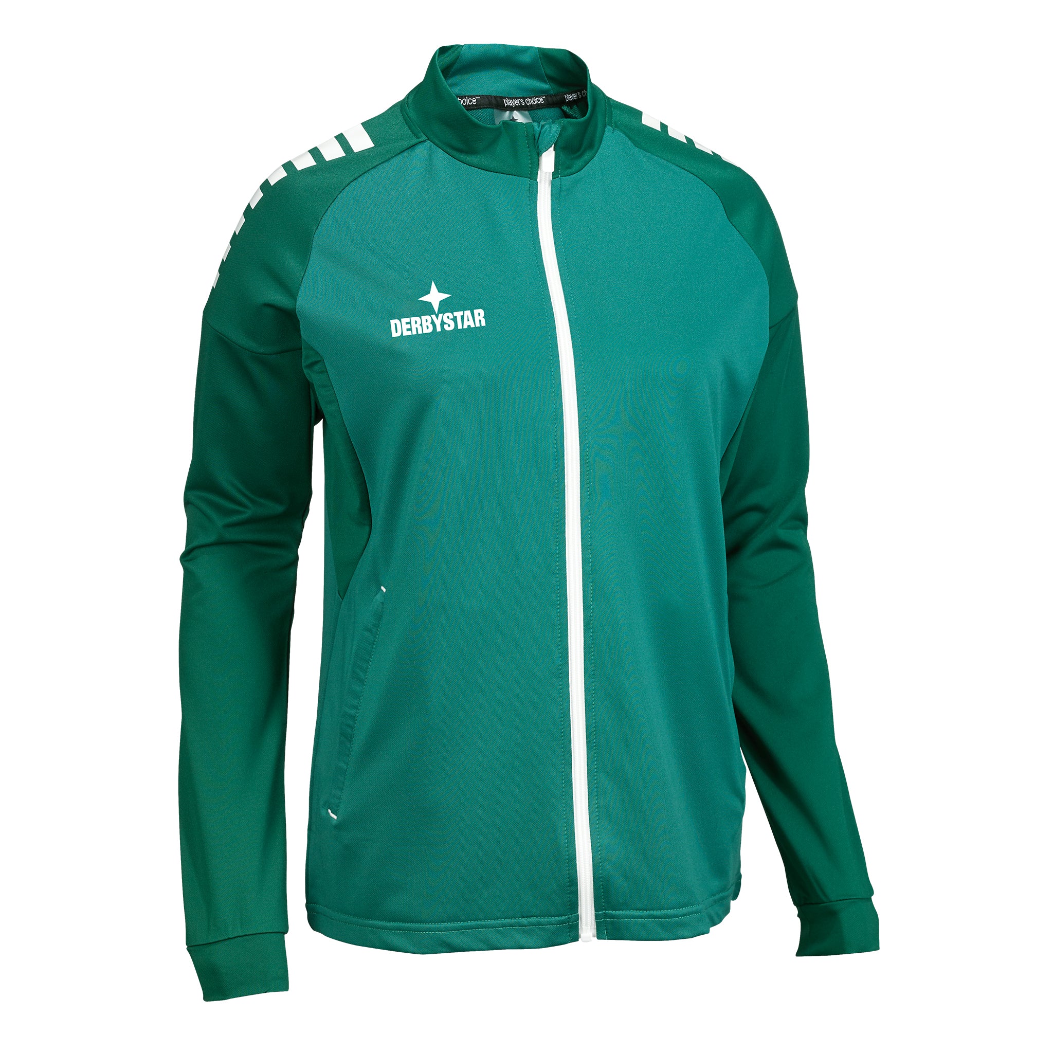 Madrid Trainingsjacke Frauen #farbe_grün/weiß