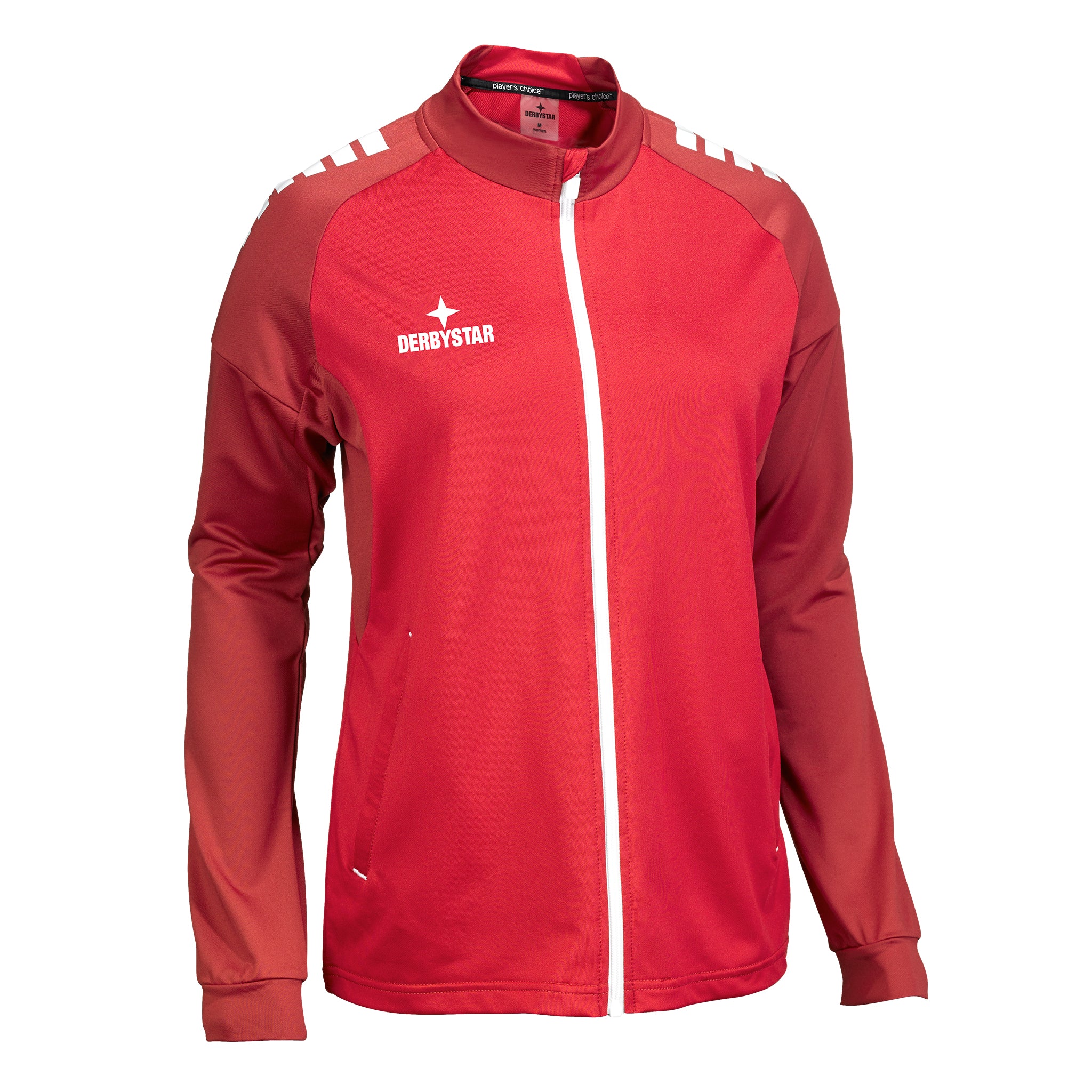 Madrid Trainingsjacke Frauen #farbe_rot/weiß