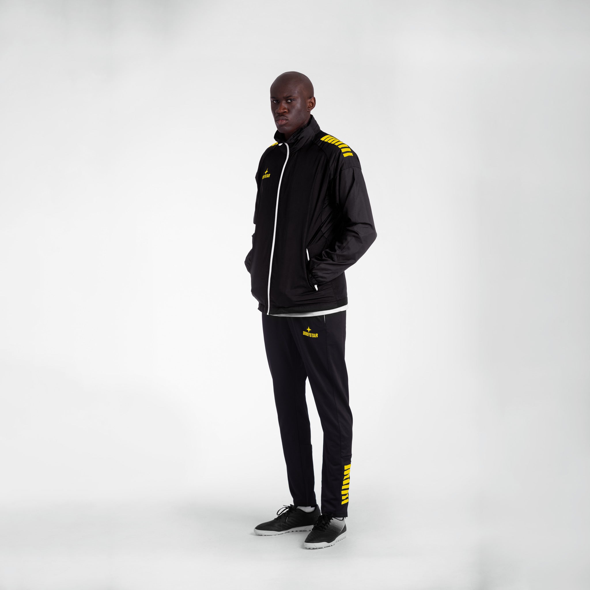Madrid Allwetterjacke #farbe_schwarz/gelb #farbe_schwarz/gelb