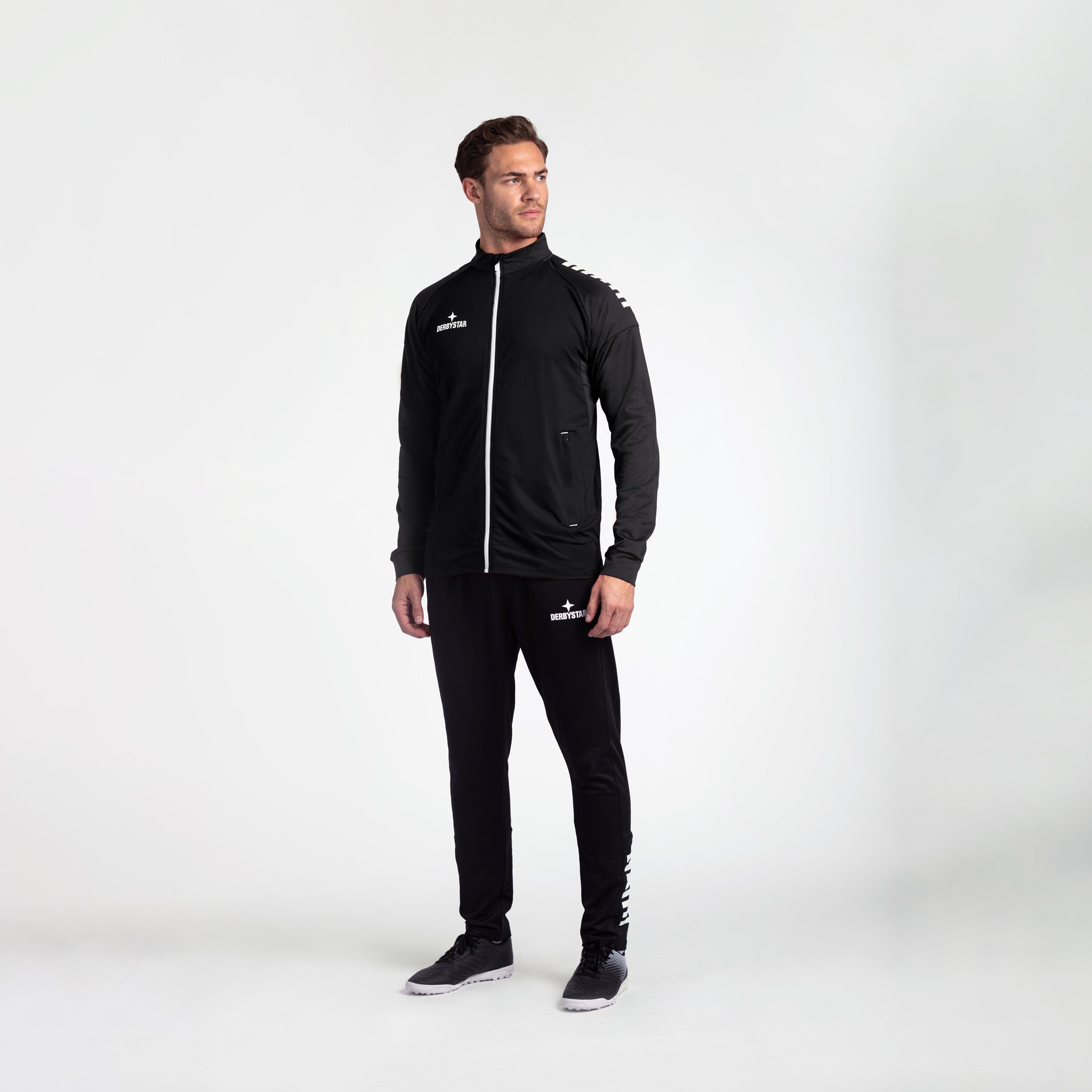 Madrid Trainingsjacke #farbe_schwarz/weiß #farbe_schwarz/weiß