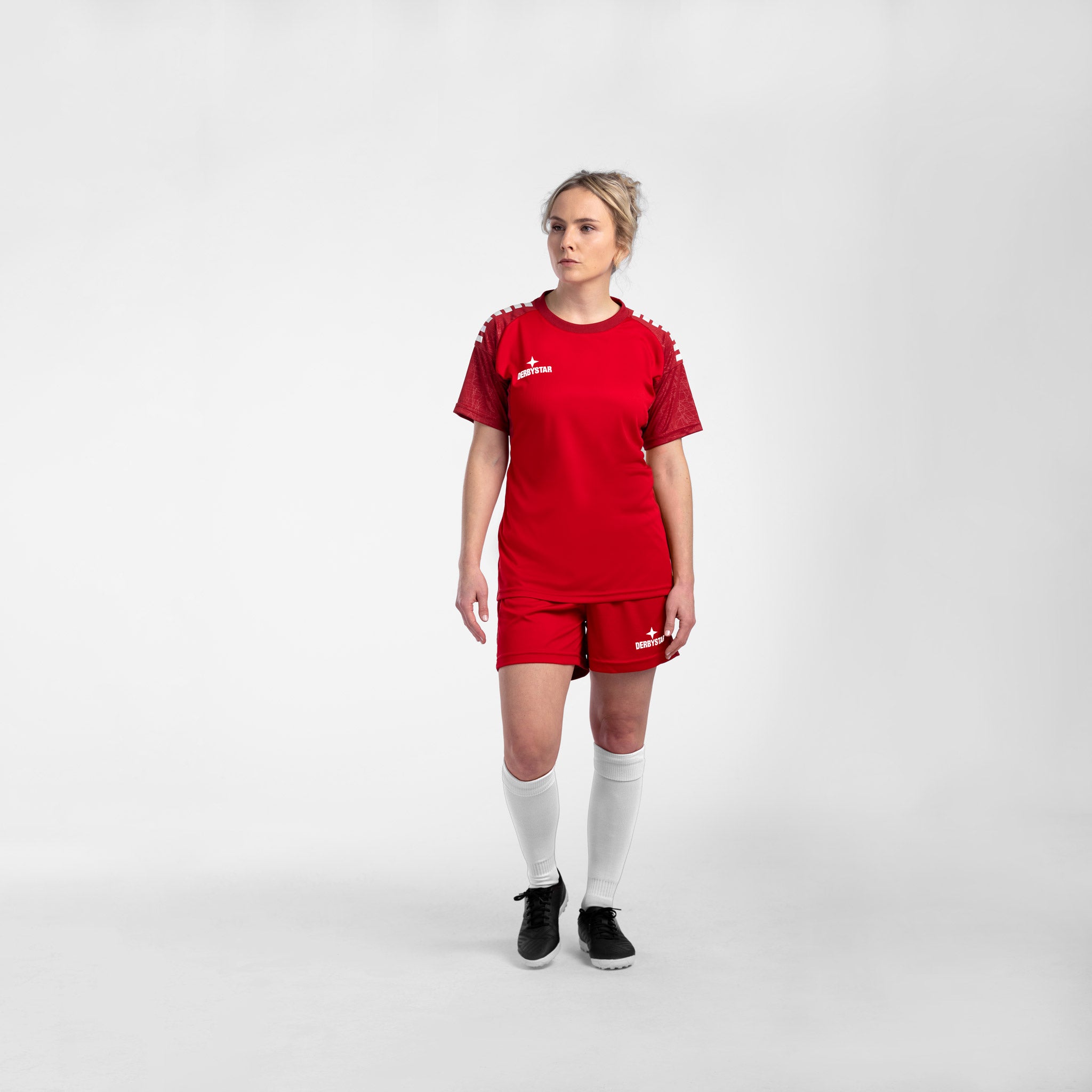 Madrid Hose Frauen #farbe_rot/weiß