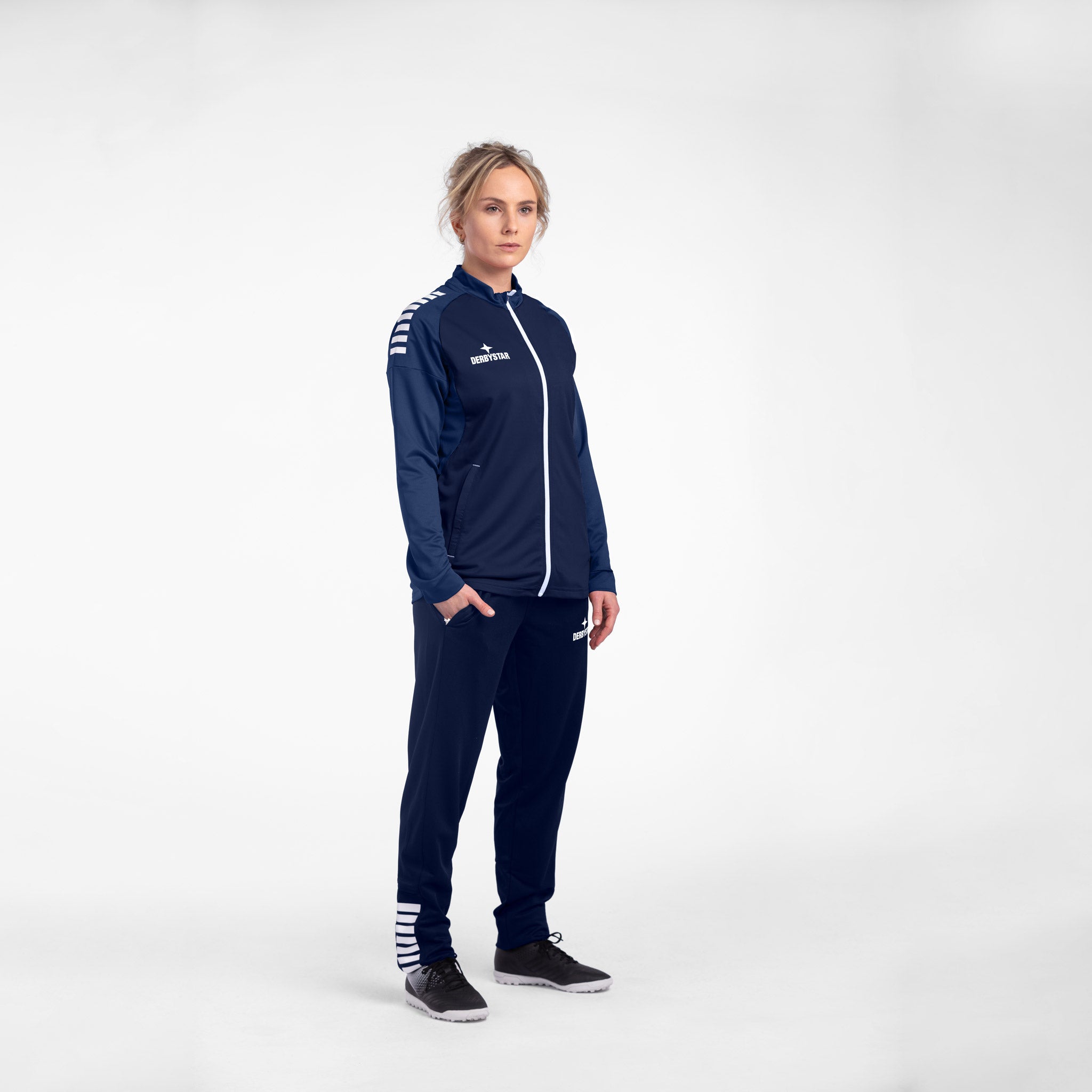 Madrid Trainingsjacke Frauen #farbe_navy/weiß #farbe_navy/weiß