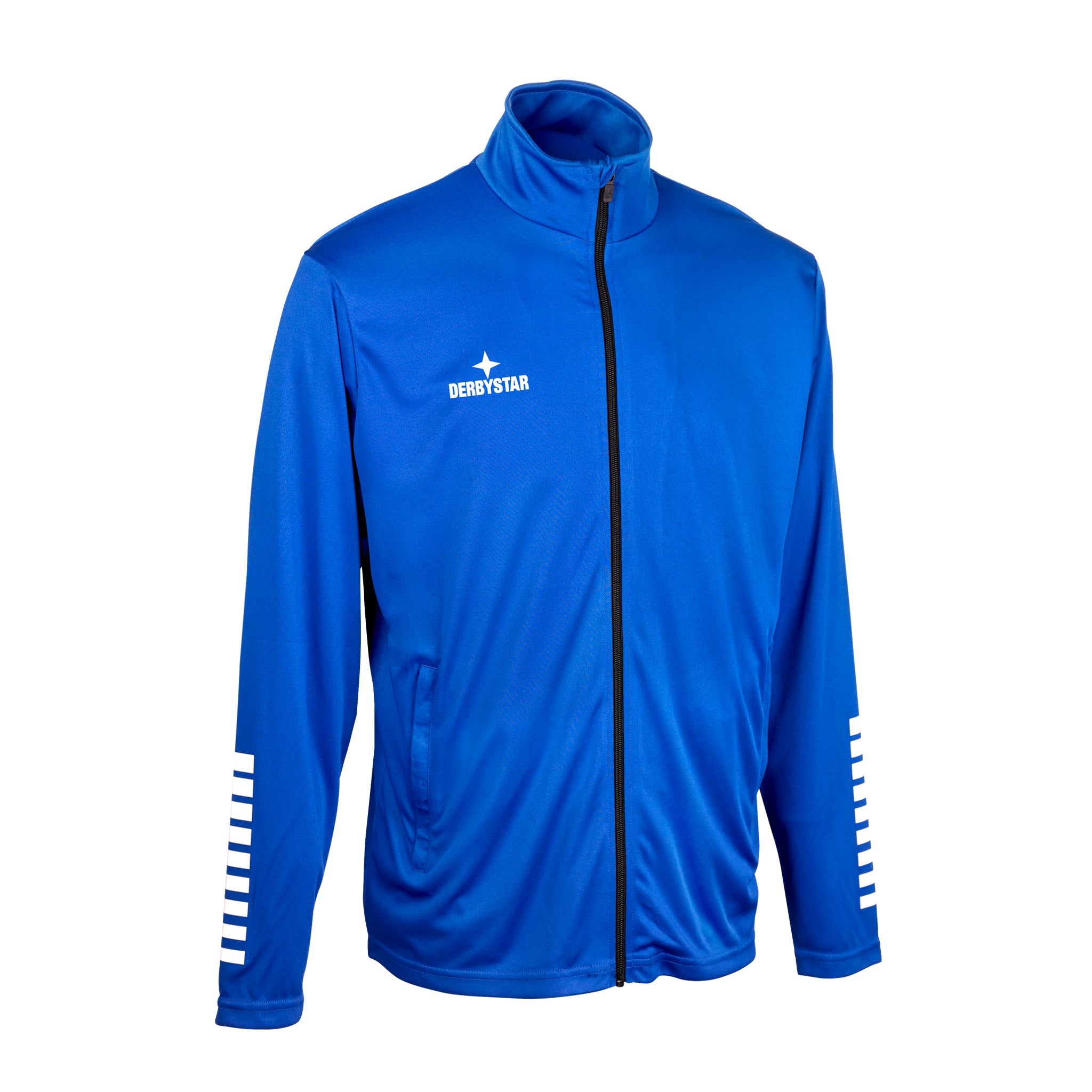 Contra Polyesterjacke #farbe_blau/weiß