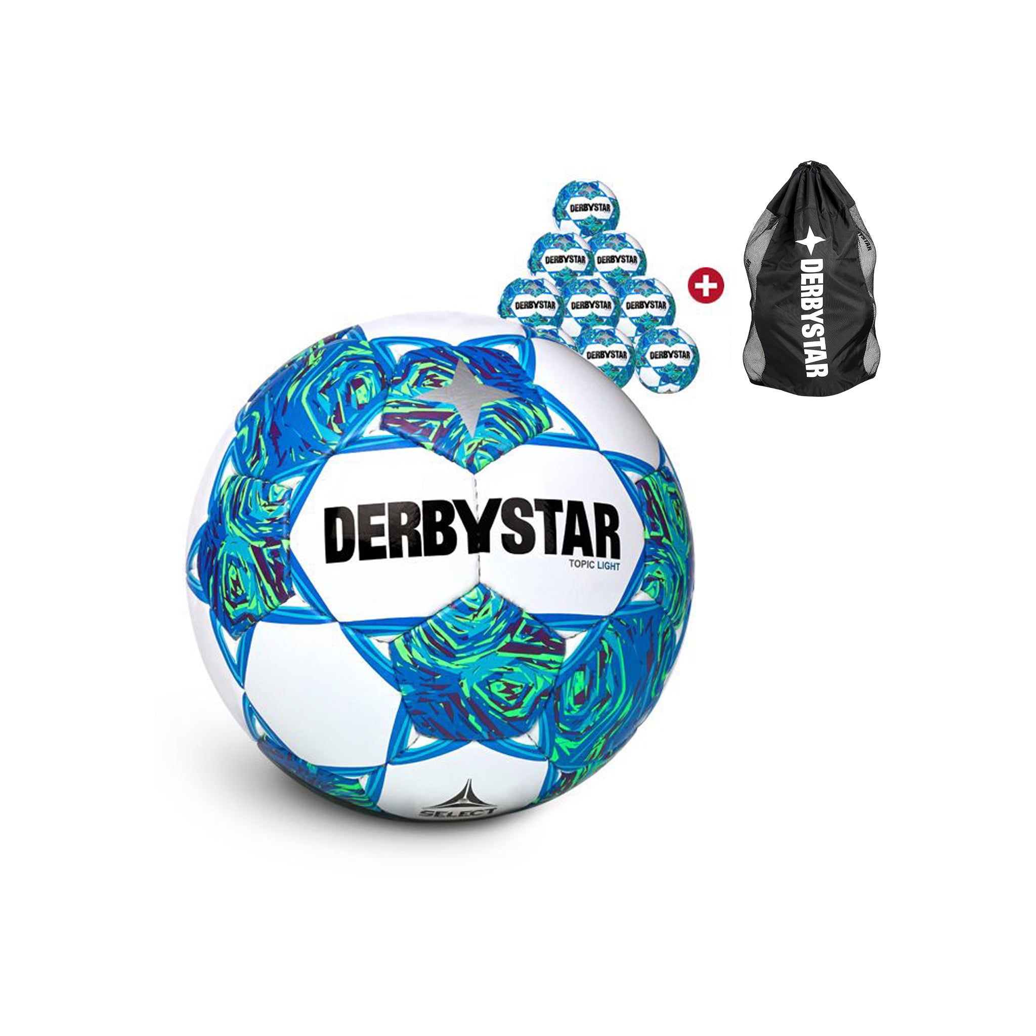 Topic Light 350g 10er-Ballpaket #farbe_weiß/blau