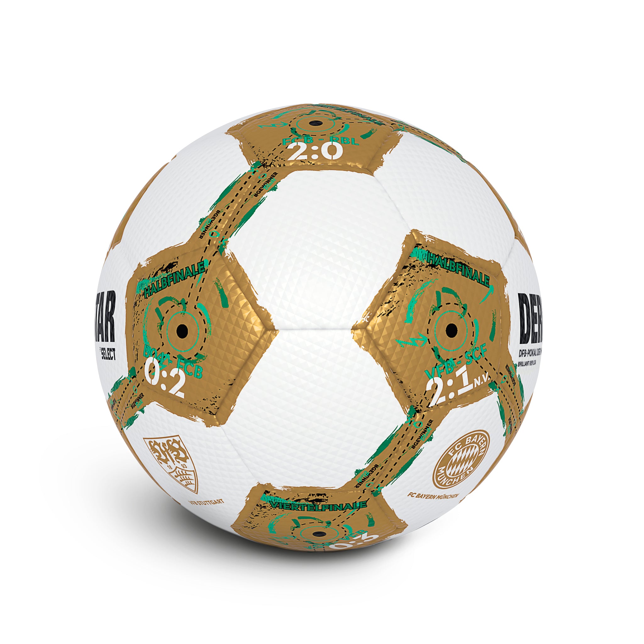 DFB-Pokal Brillant Replica Finale der Männer 2026 #farbe_weiß/gold
