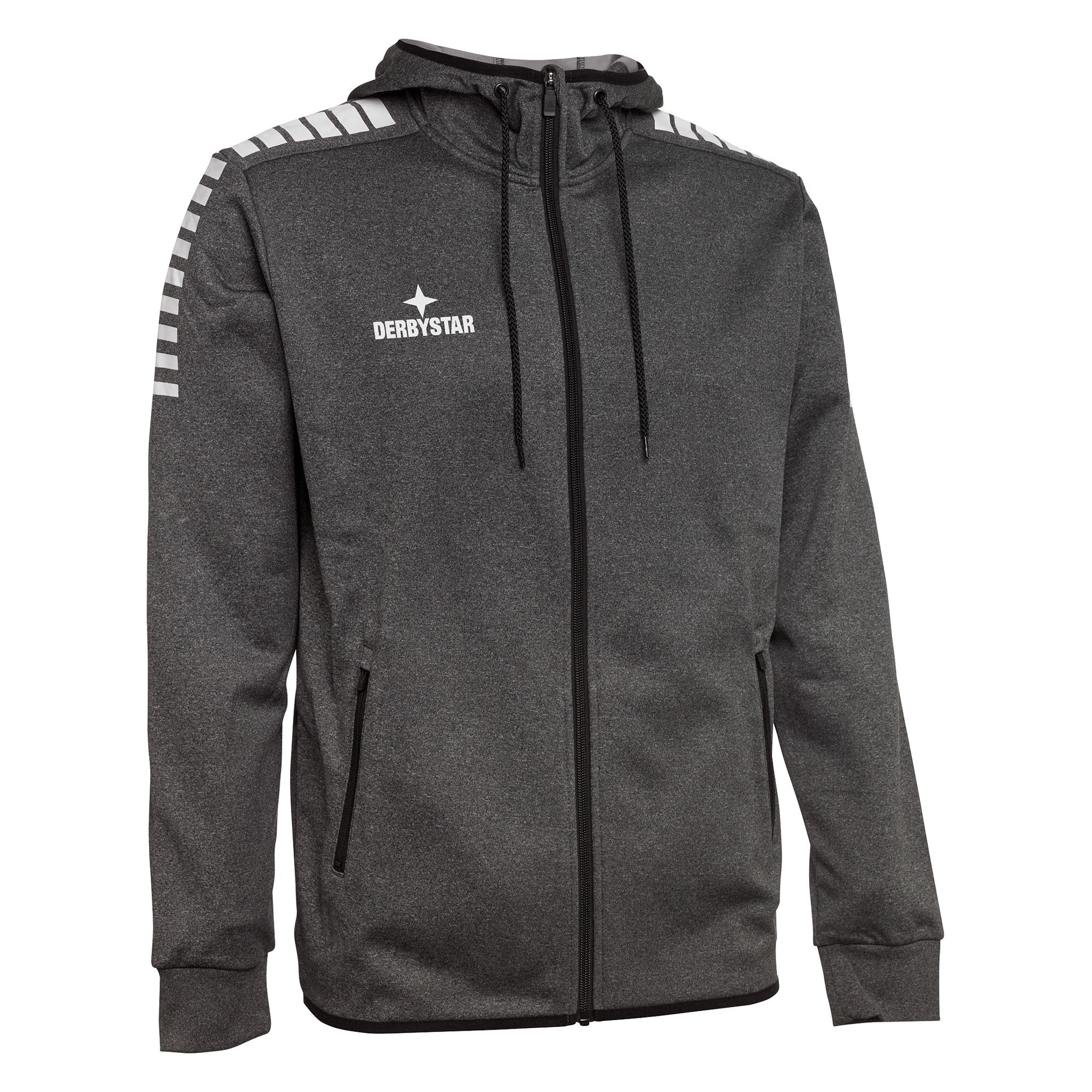 Primo Kapuzenjacke #farbe_grau/schwarz