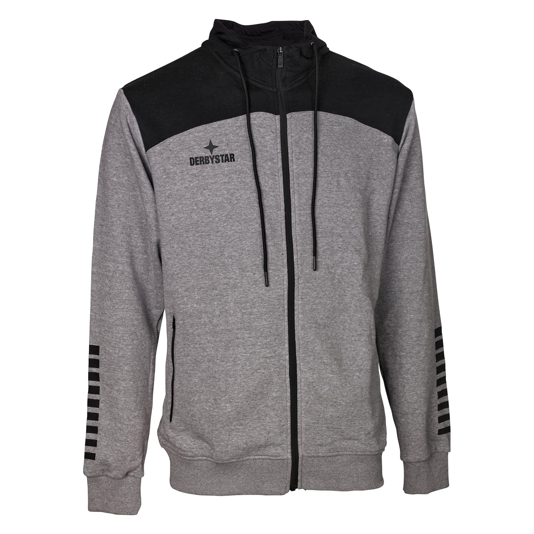 Ultimo Kapuzen-Sweatjacke #farbe_grau/schwarz