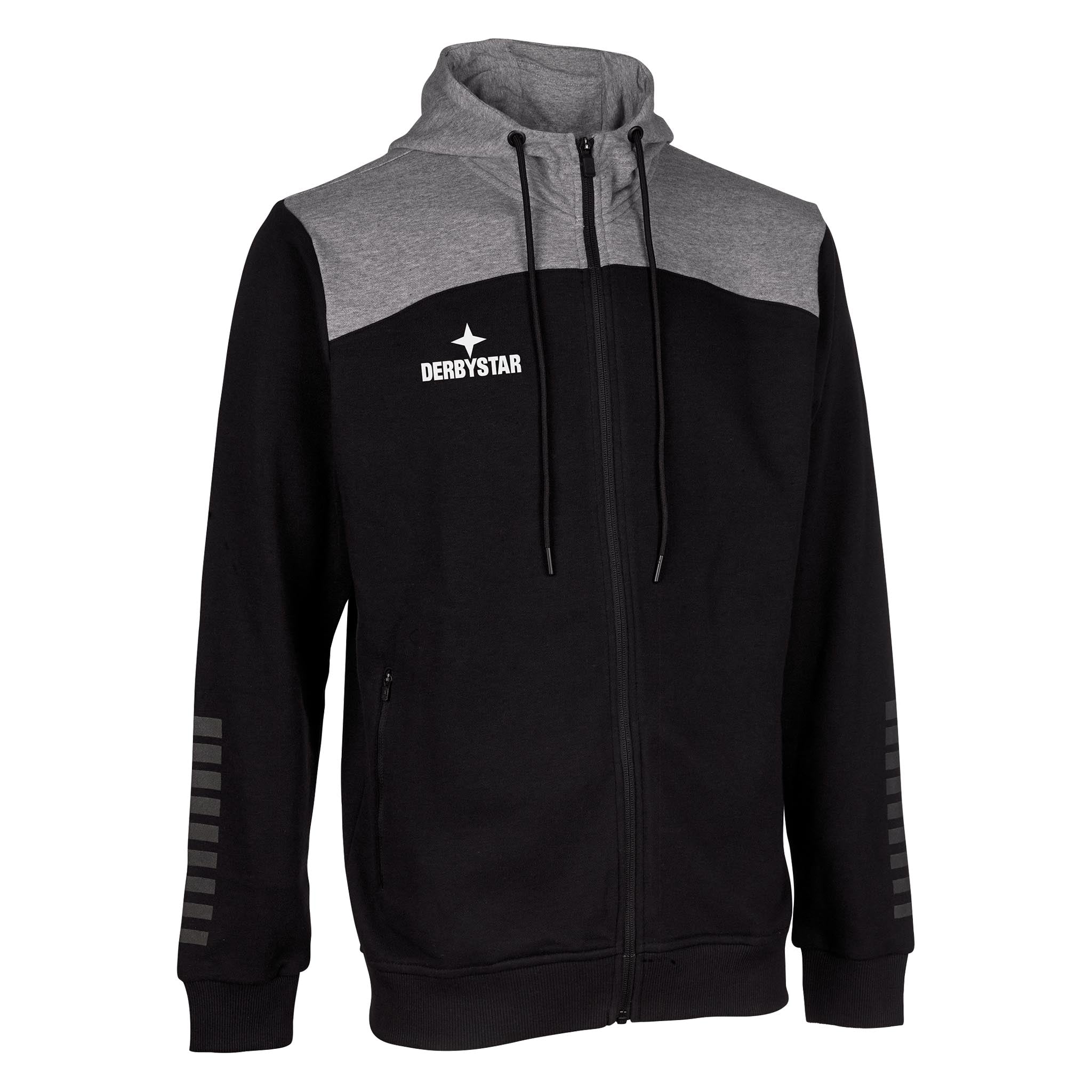 Ultimo Kapuzen-Sweatjacke #farbe_schwarz/grau