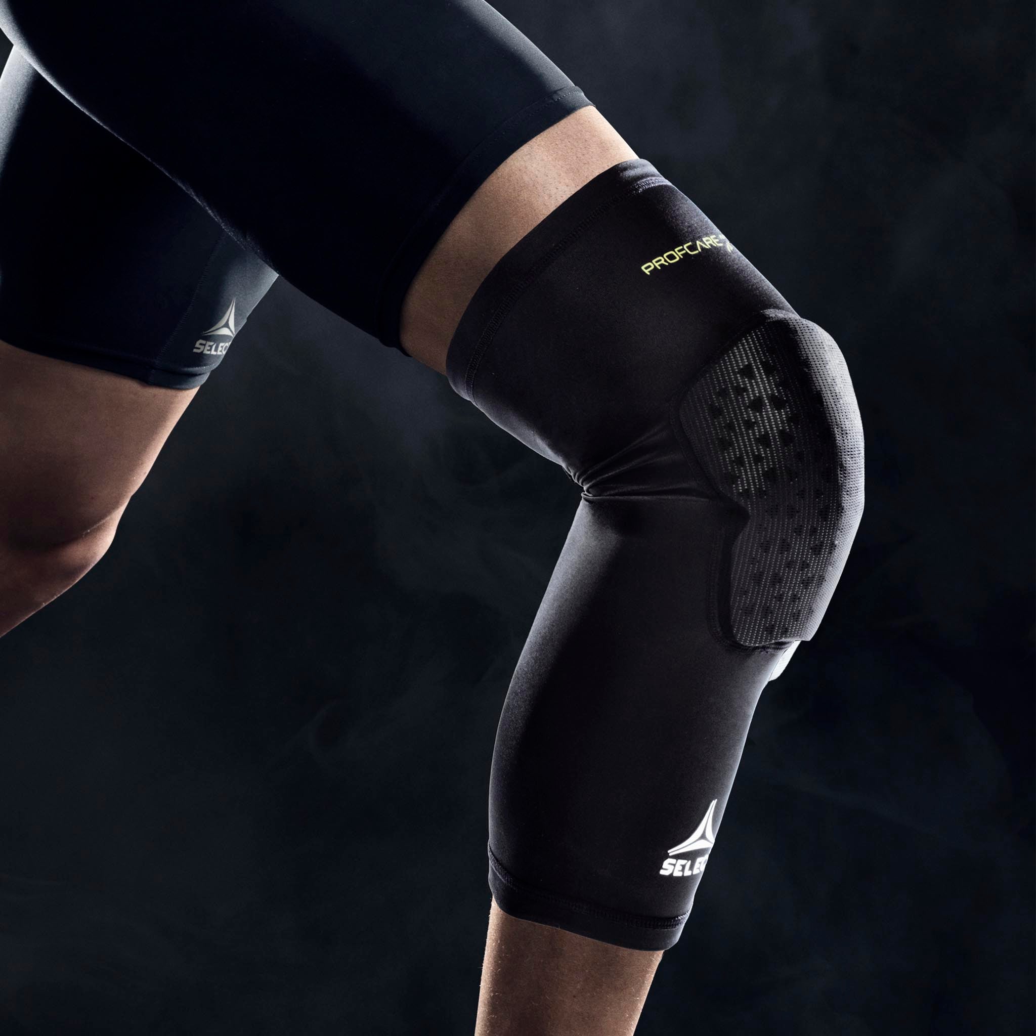 Kompressionsbandage Knie lang #farbe_schwarz