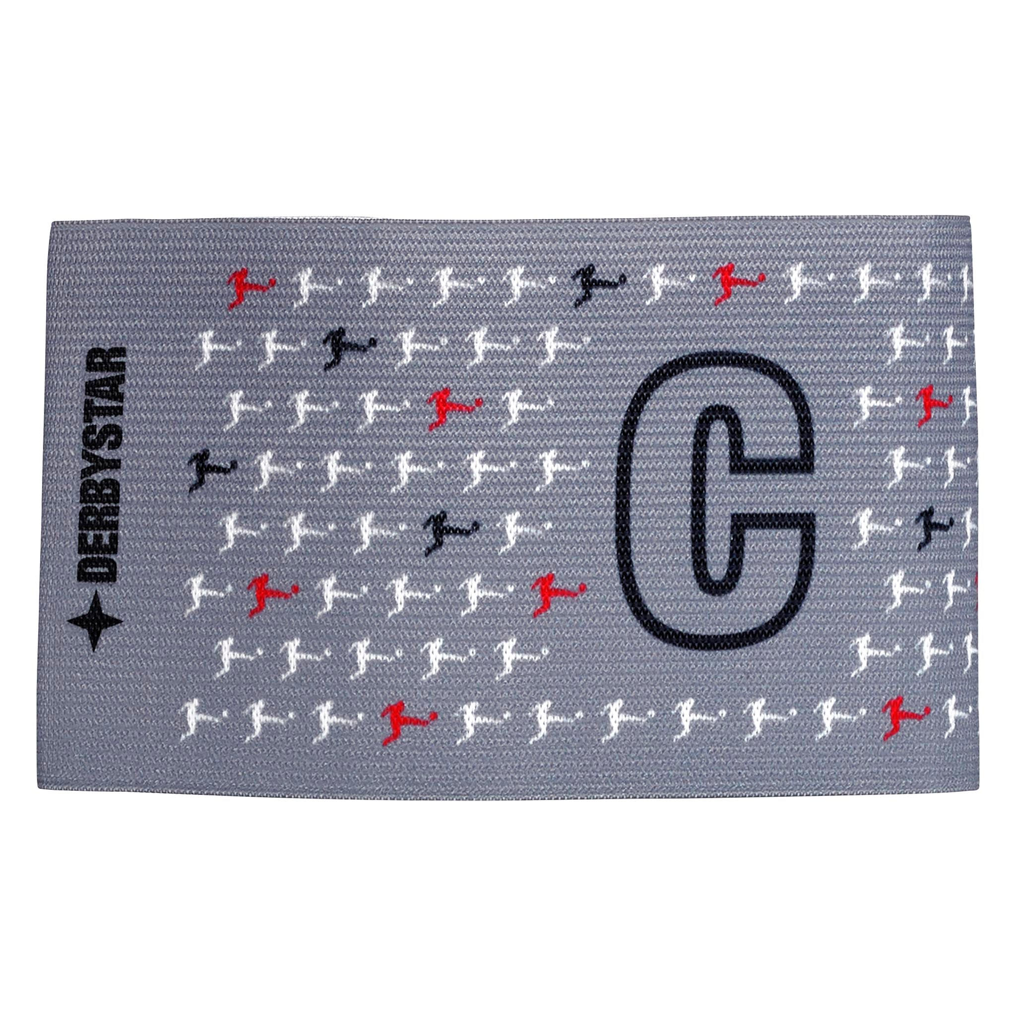 Bundesliga Kapitänsbinde #farbe_grau/schwarz/rot