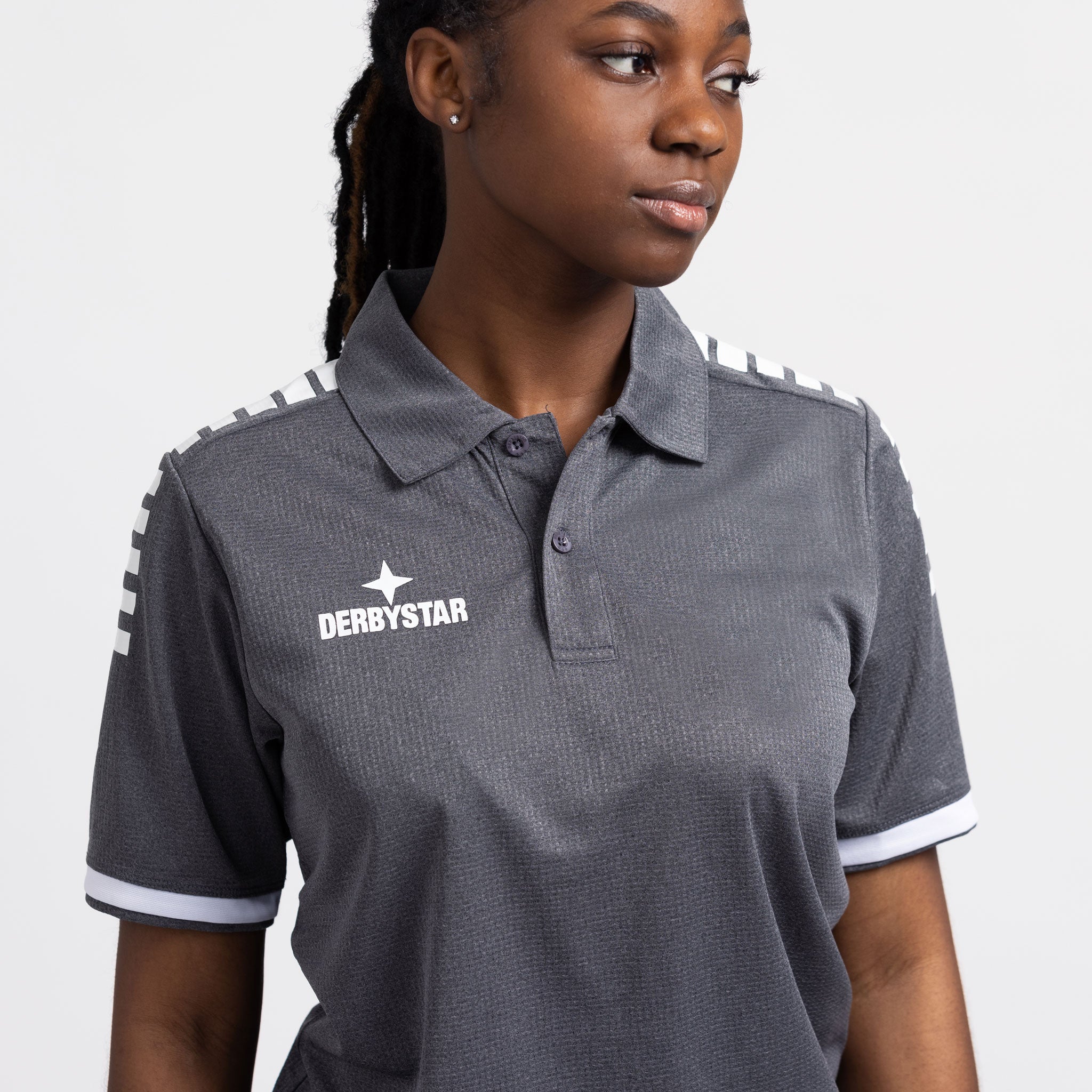 Primo Polo-Shirt #farbe_grau/schwarz #farbe_grau/schwarz