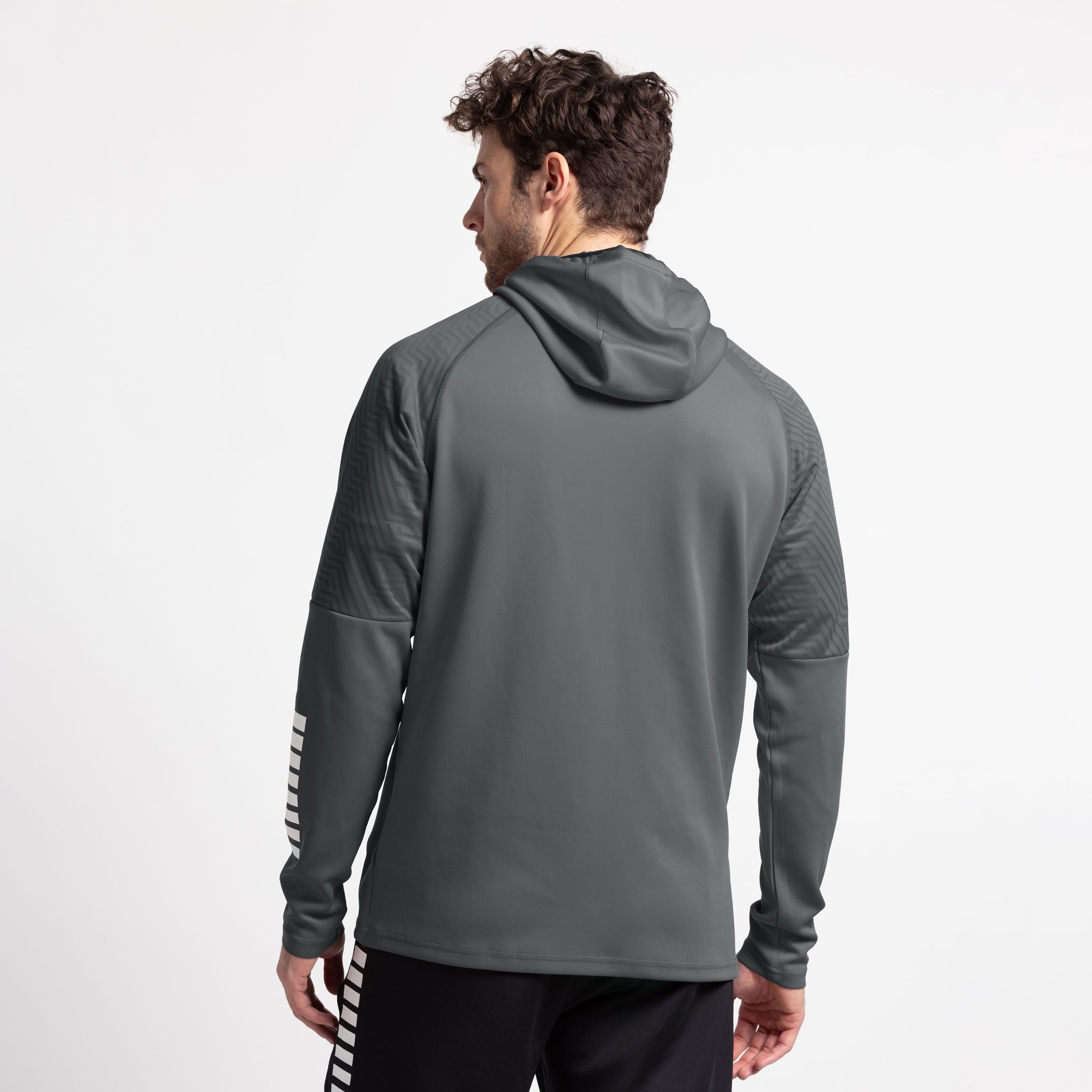 Primo Kapuzenjacke v24 #farbe_grau/weiß #farbe_grau/weiß