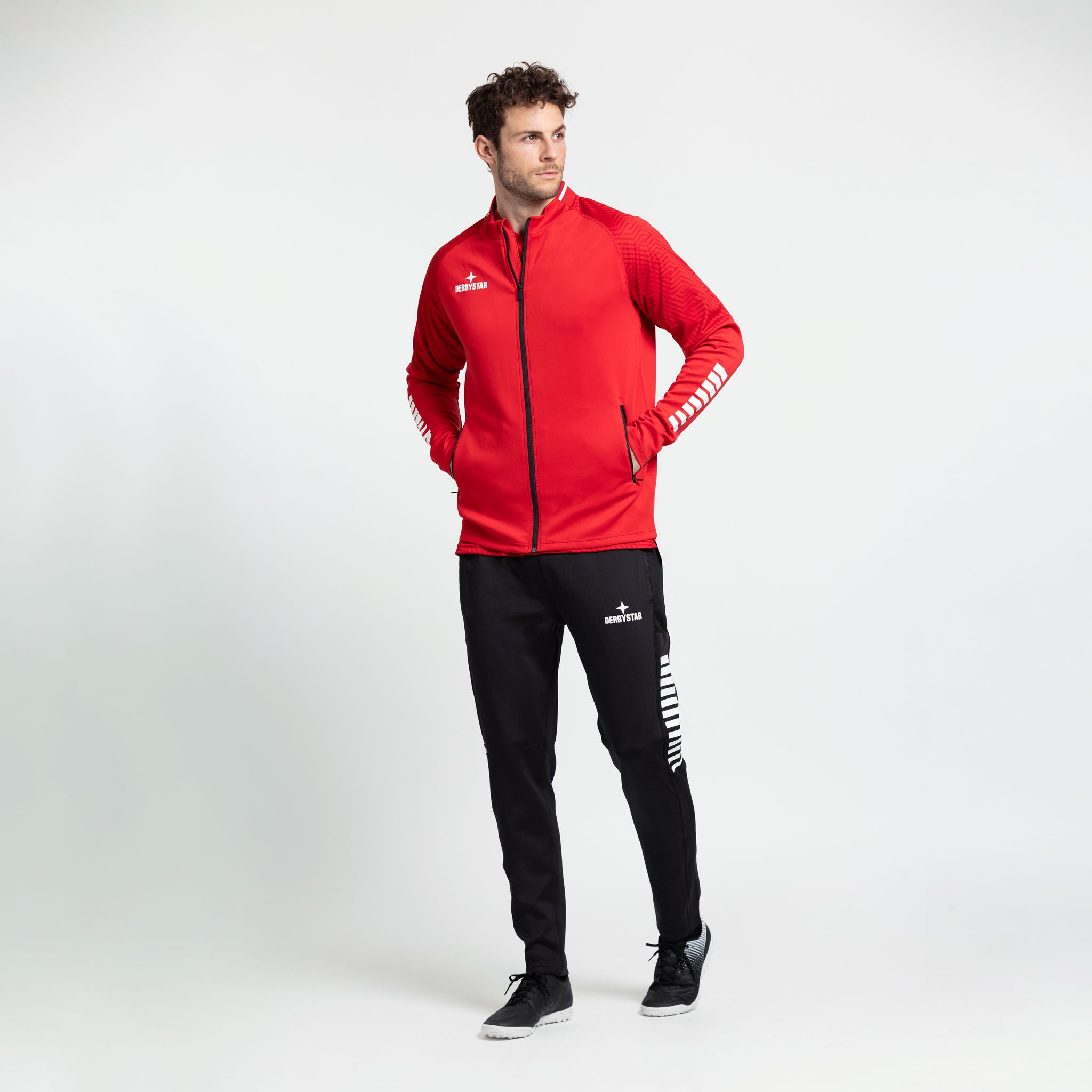 Primo Trainingsjacke v24 #farbe_rot/weiß #farbe_rot/weiß