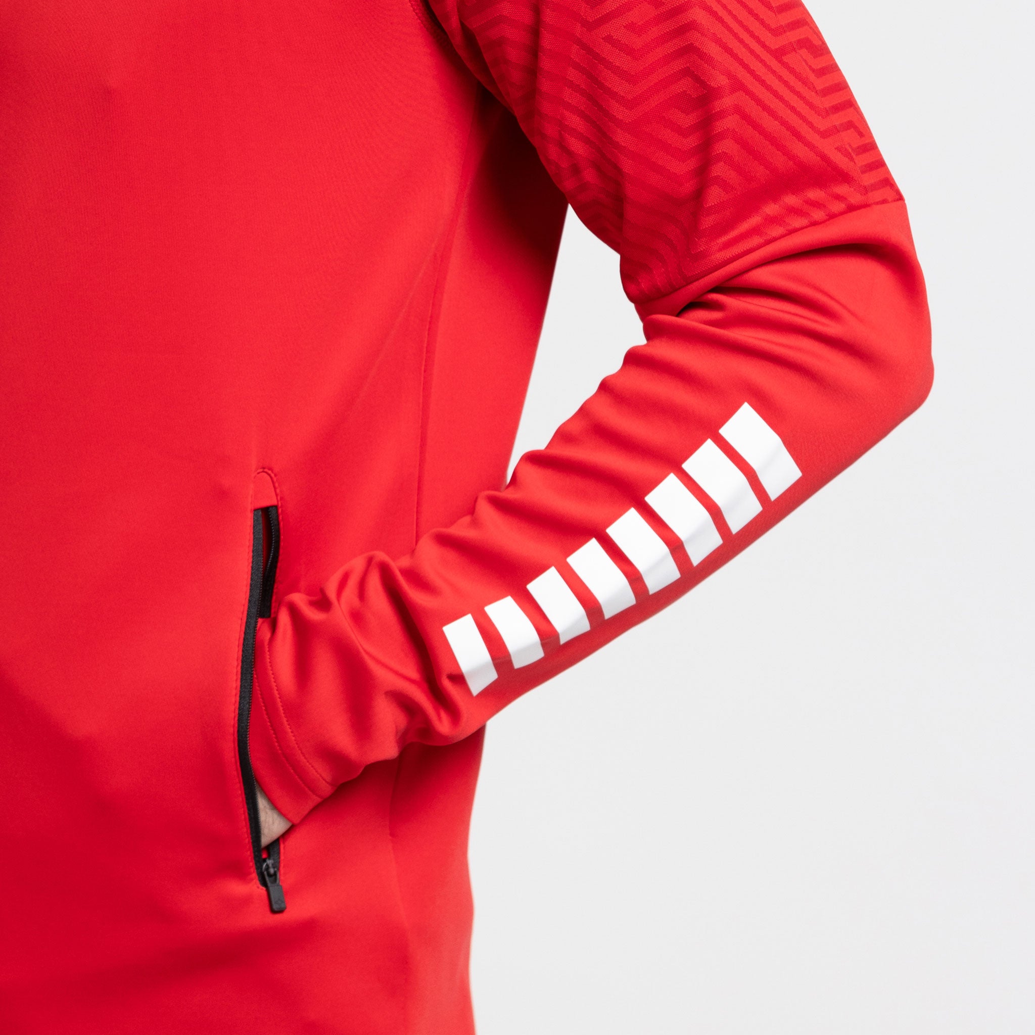 Primo Trainingsjacke v24 #farbe_rot/weiß #farbe_rot/weiß