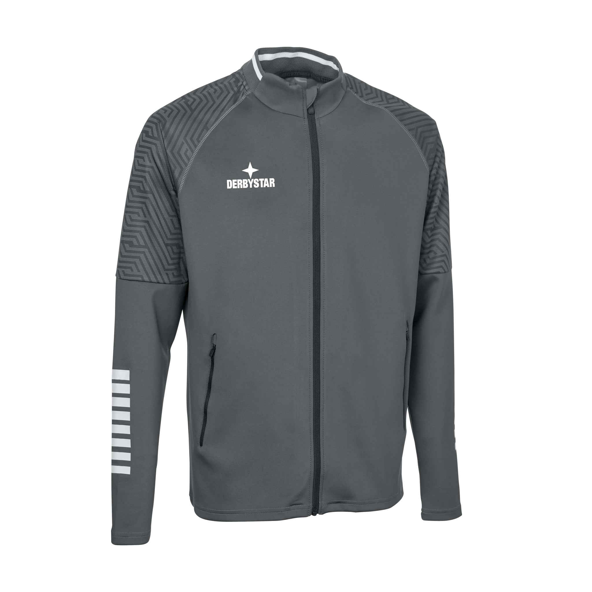 Primo Trainingsjacke v24 #farbe_grau/weiß