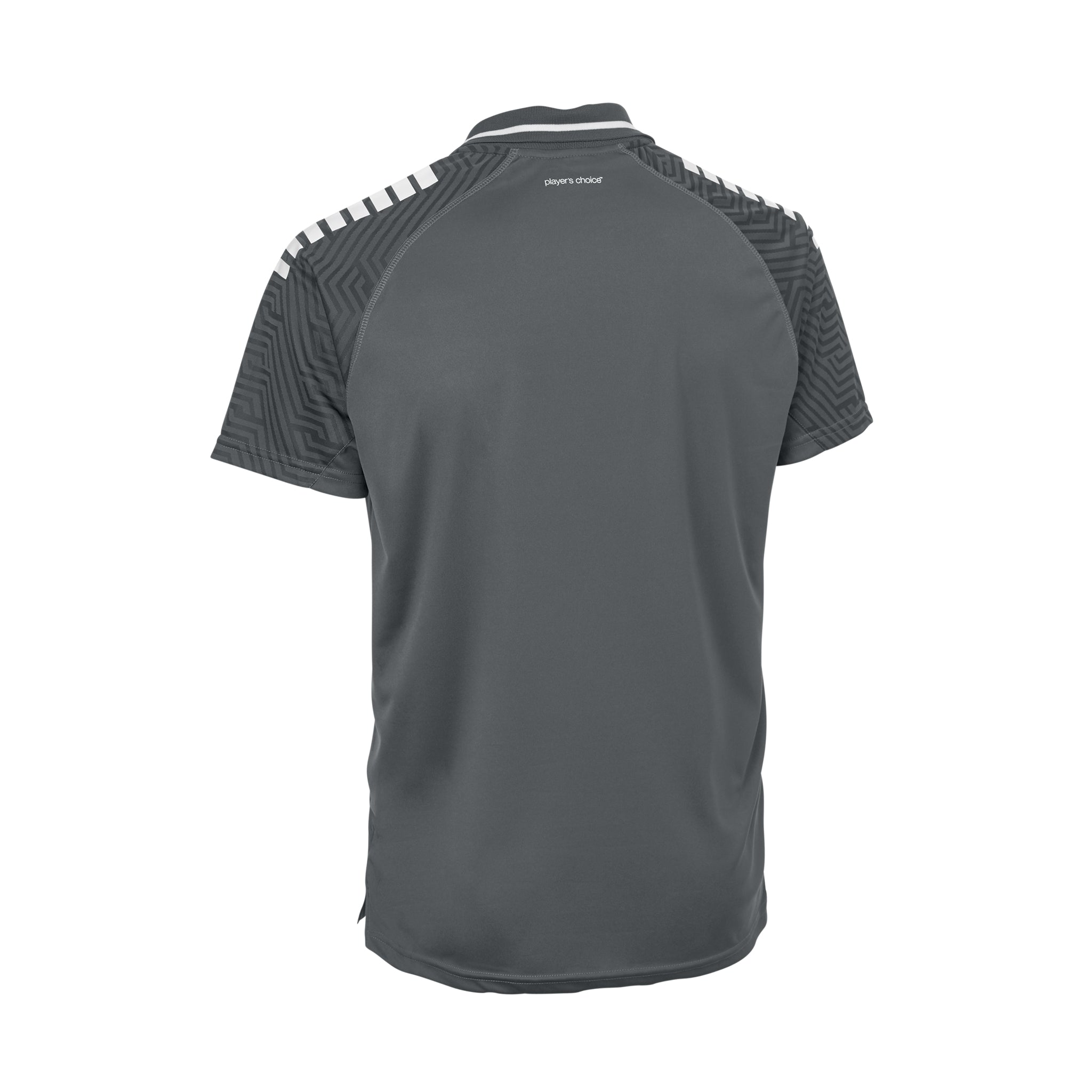 Primo Polo-Shirt v24 #farbe_grau/weiß #farbe_grau/weiß