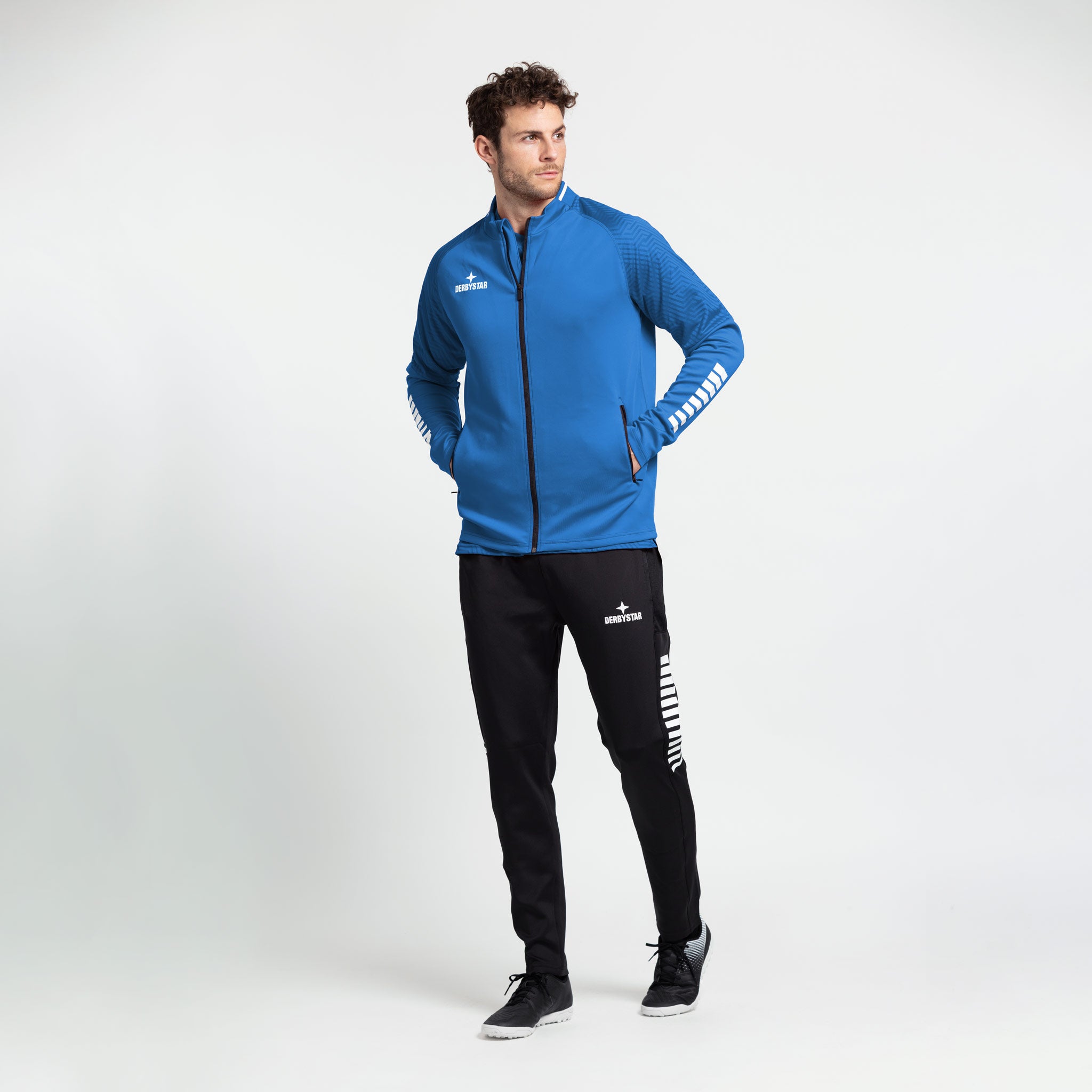Primo Trainingsjacke v24 #farbe_blau/weiß #farbe_blau/weiß