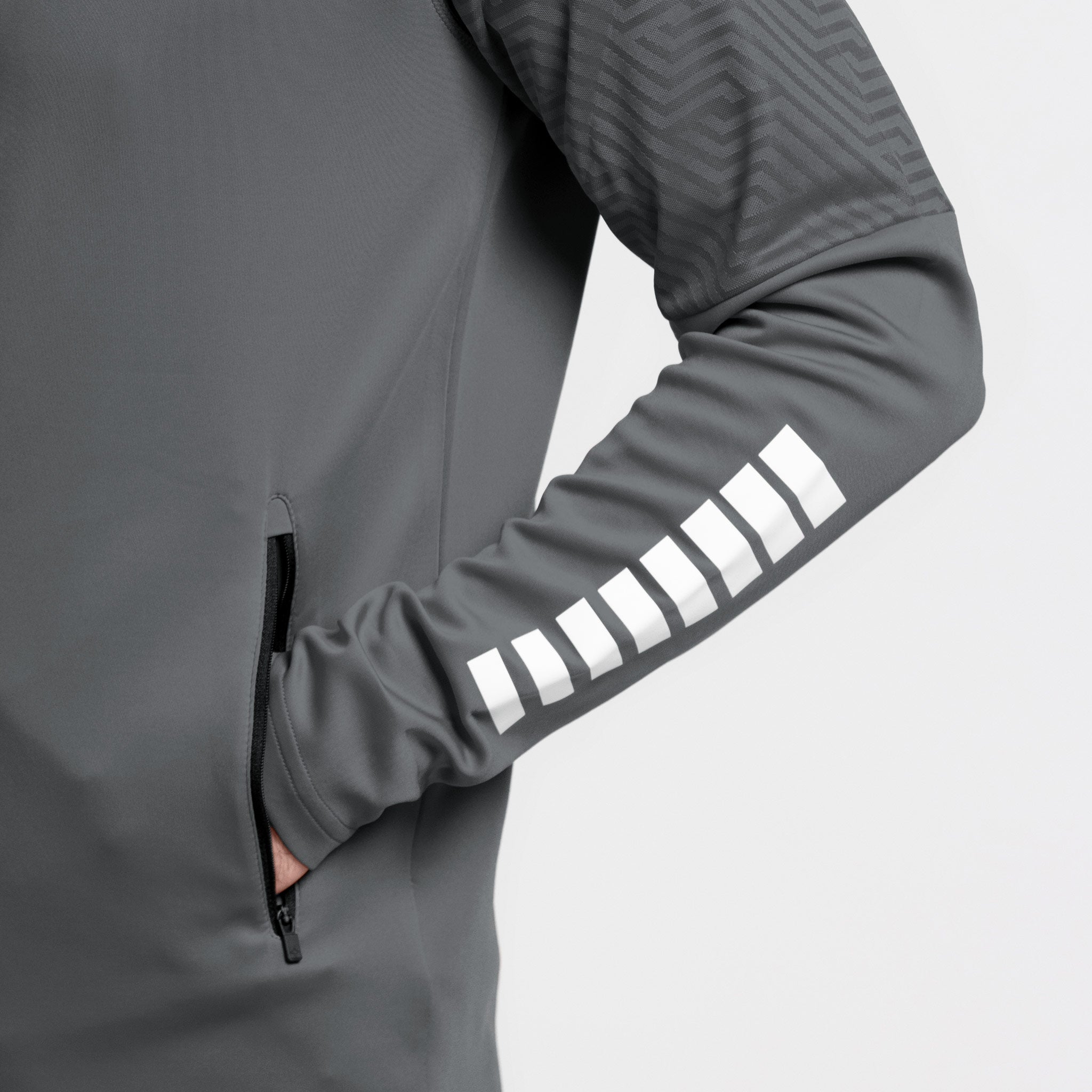 Primo Trainingsjacke v24 #farbe_grau/weiß #farbe_grau/weiß