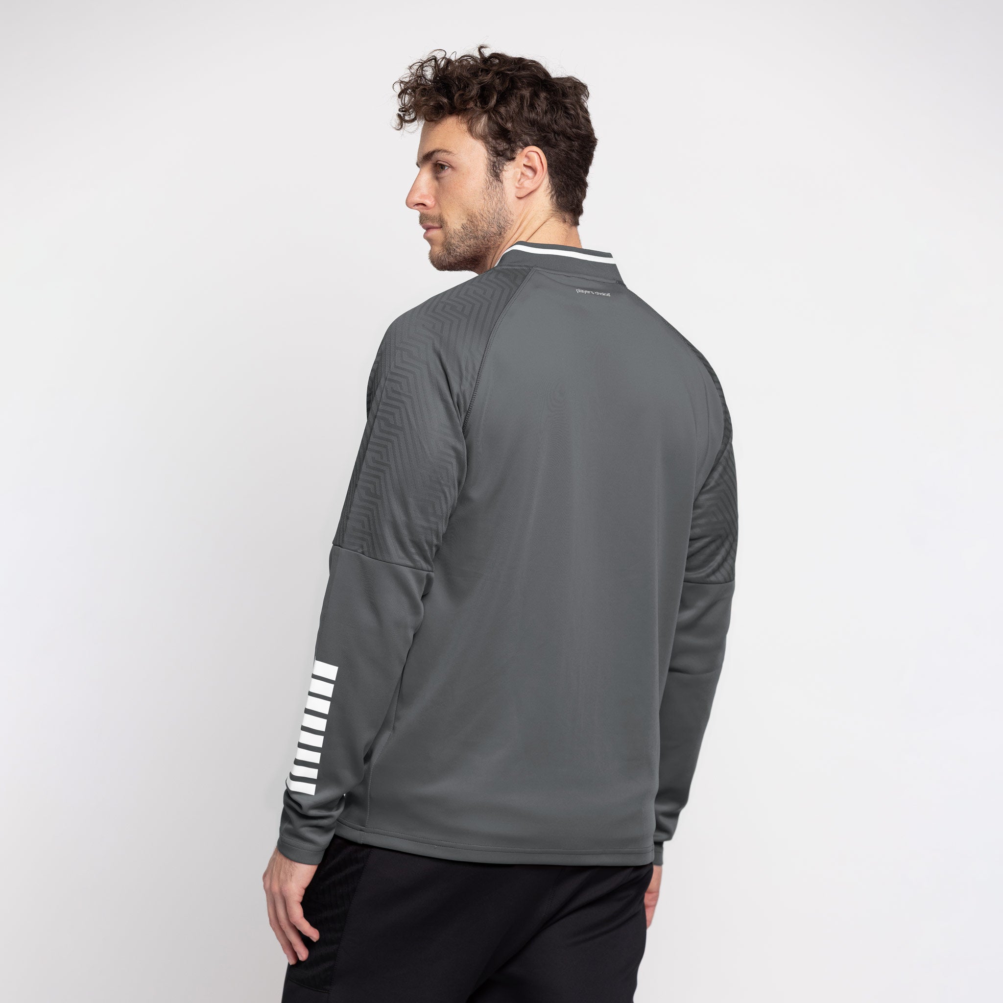 Primo Trainingsjacke v24 #farbe_grau/weiß #farbe_grau/weiß