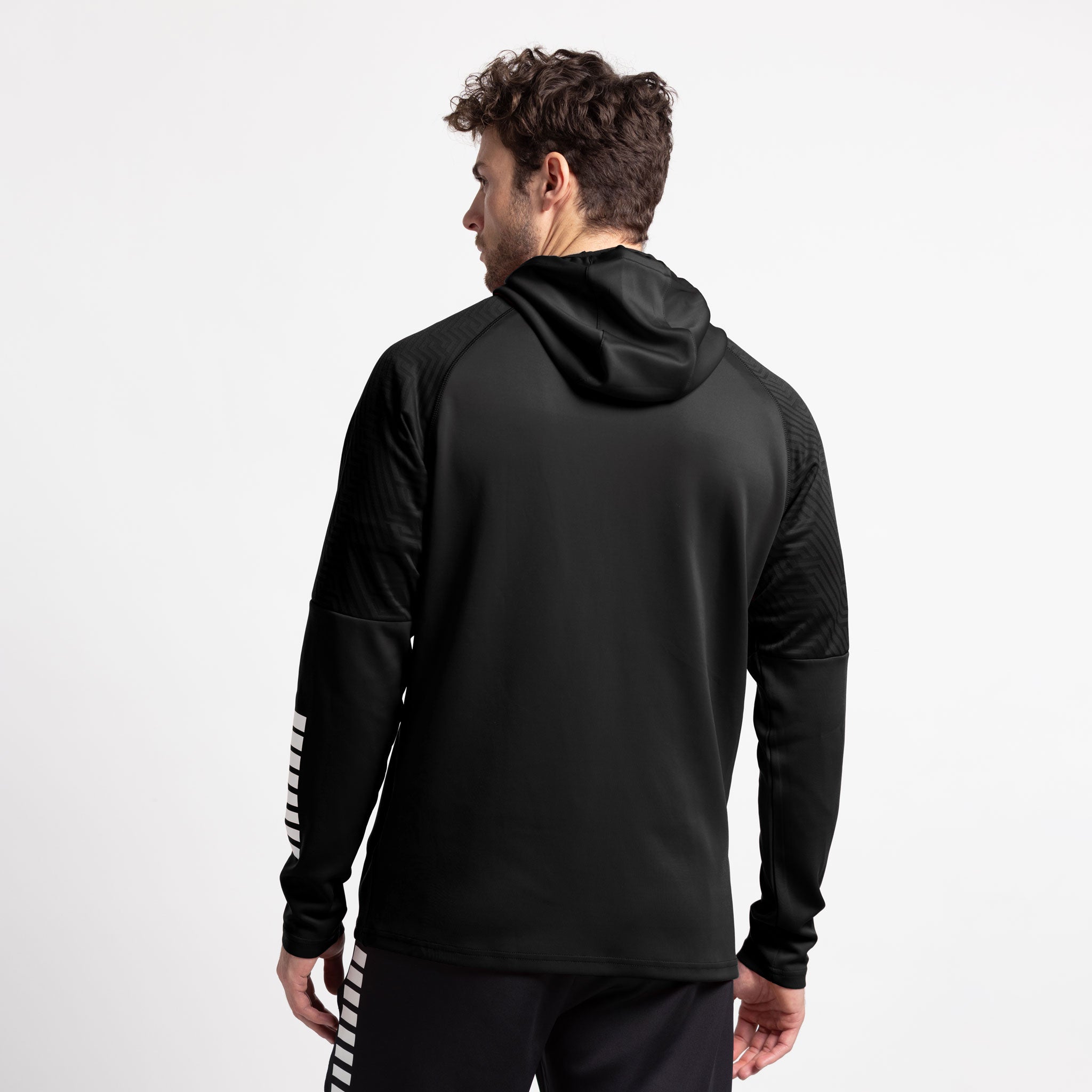 Primo Kapuzenjacke v24 #farbe_schwarz/weiß #farbe_schwarz/weiß