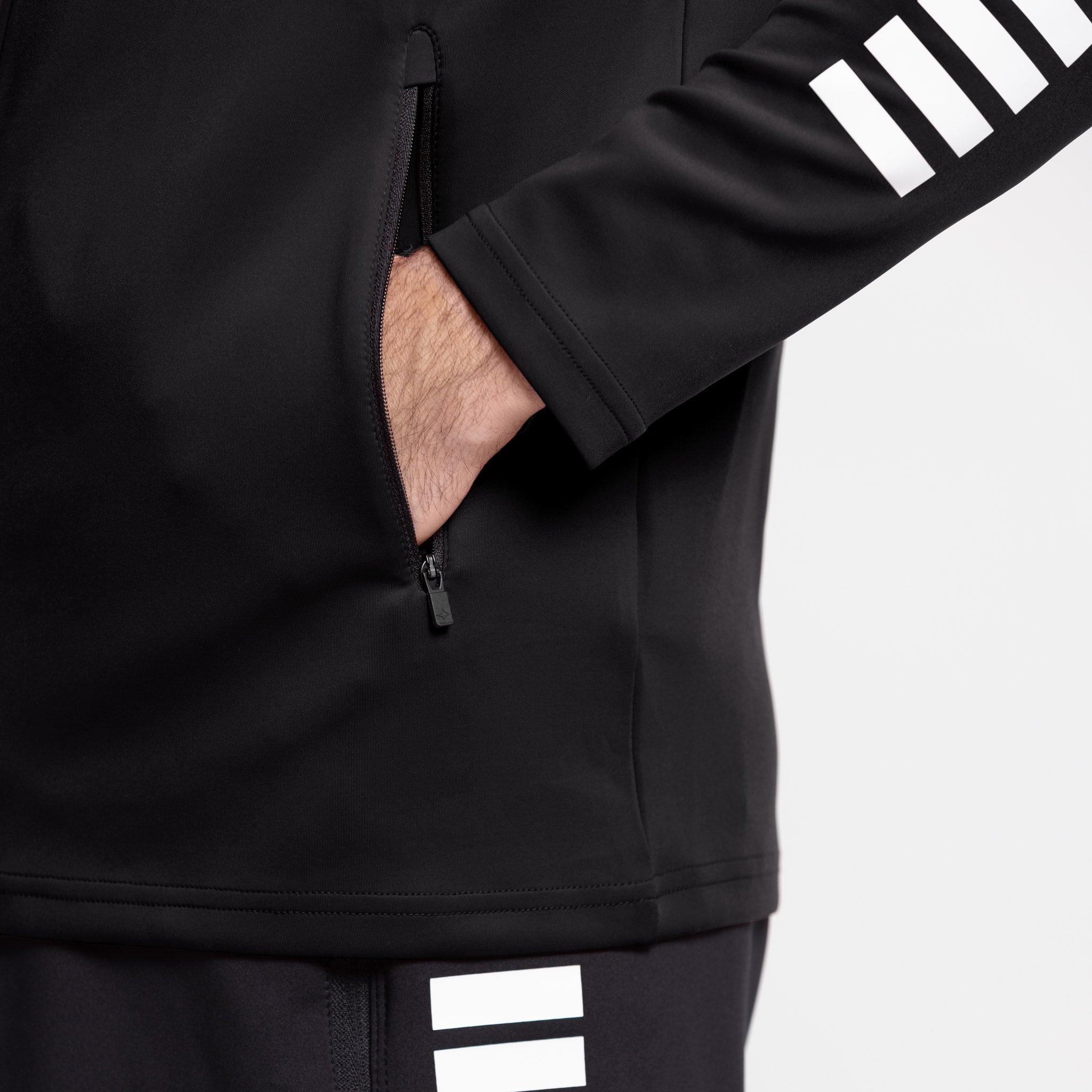 Primo Kapuzenjacke v24 #farbe_schwarz/weiß #farbe_schwarz/weiß