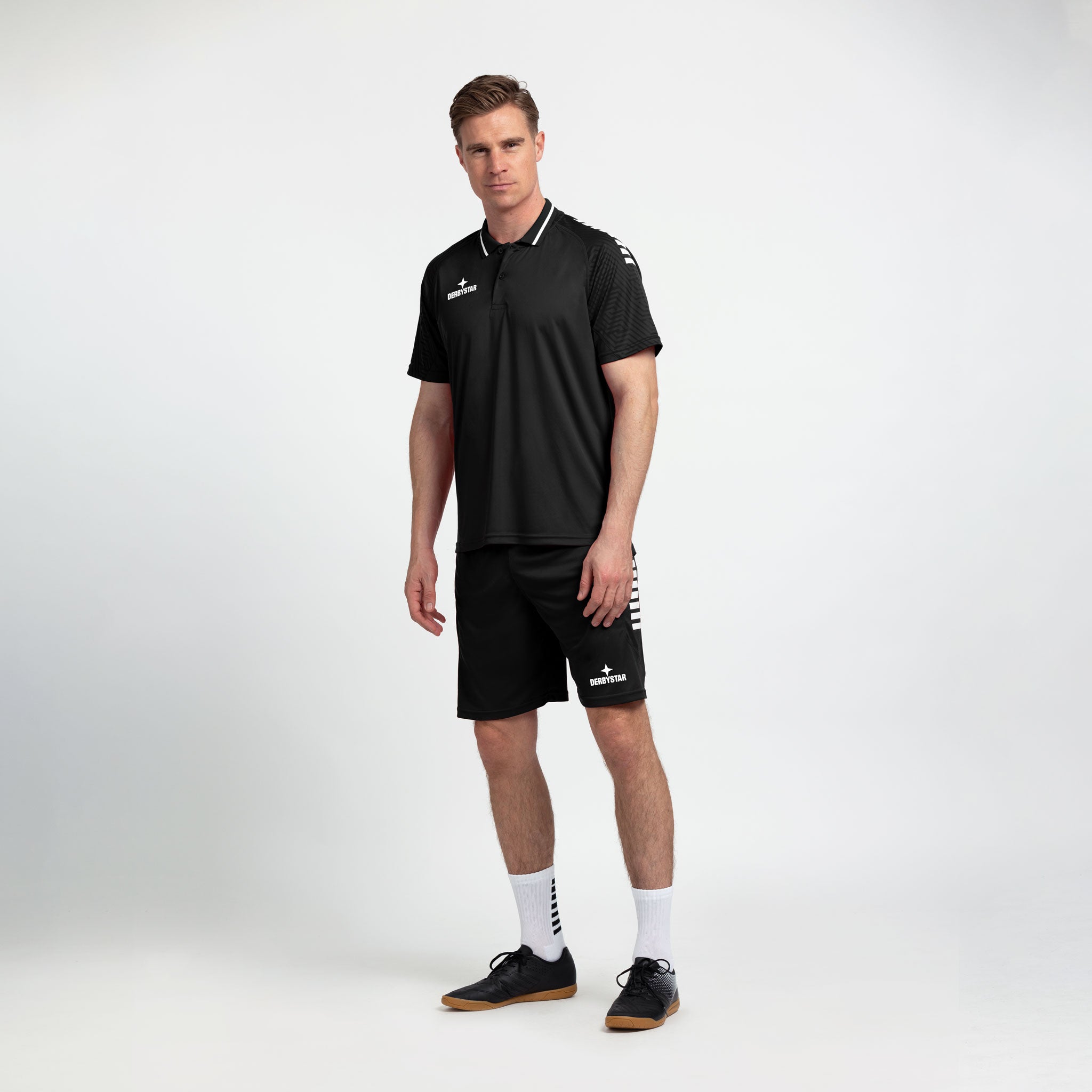 Primo Polo-Shirt v24 #farbe_schwarz/weiß #farbe_schwarz/weiß