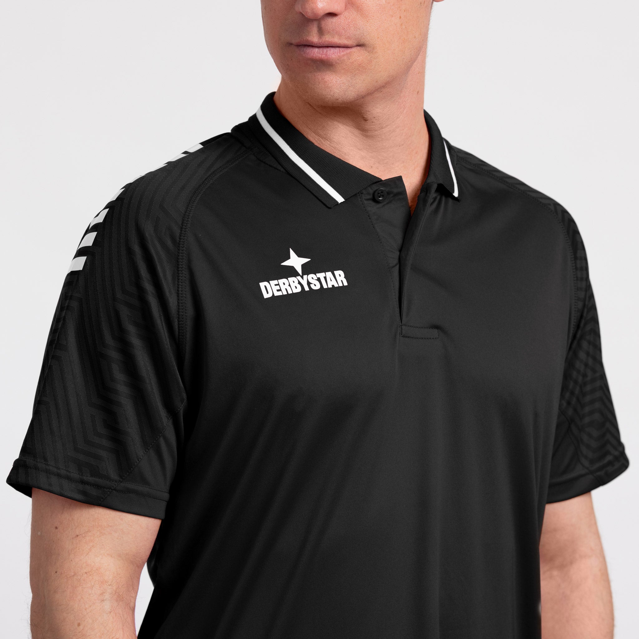 Primo Polo-Shirt v24 #farbe_schwarz/weiß
