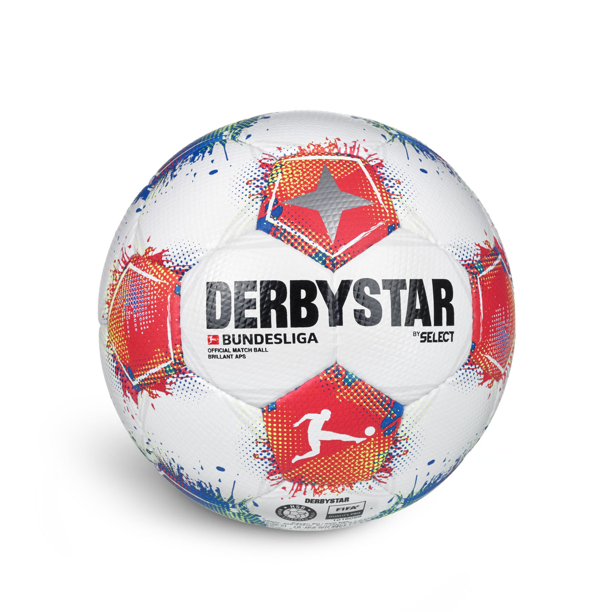 Derbystar Nogomet Brillant Replica V25 Bundesliga 2025/26 - Bela/Multicolor Derbystar Nogomet Brillant Replica V25 Bundesliga 2025/26 - Bela/Multicolor