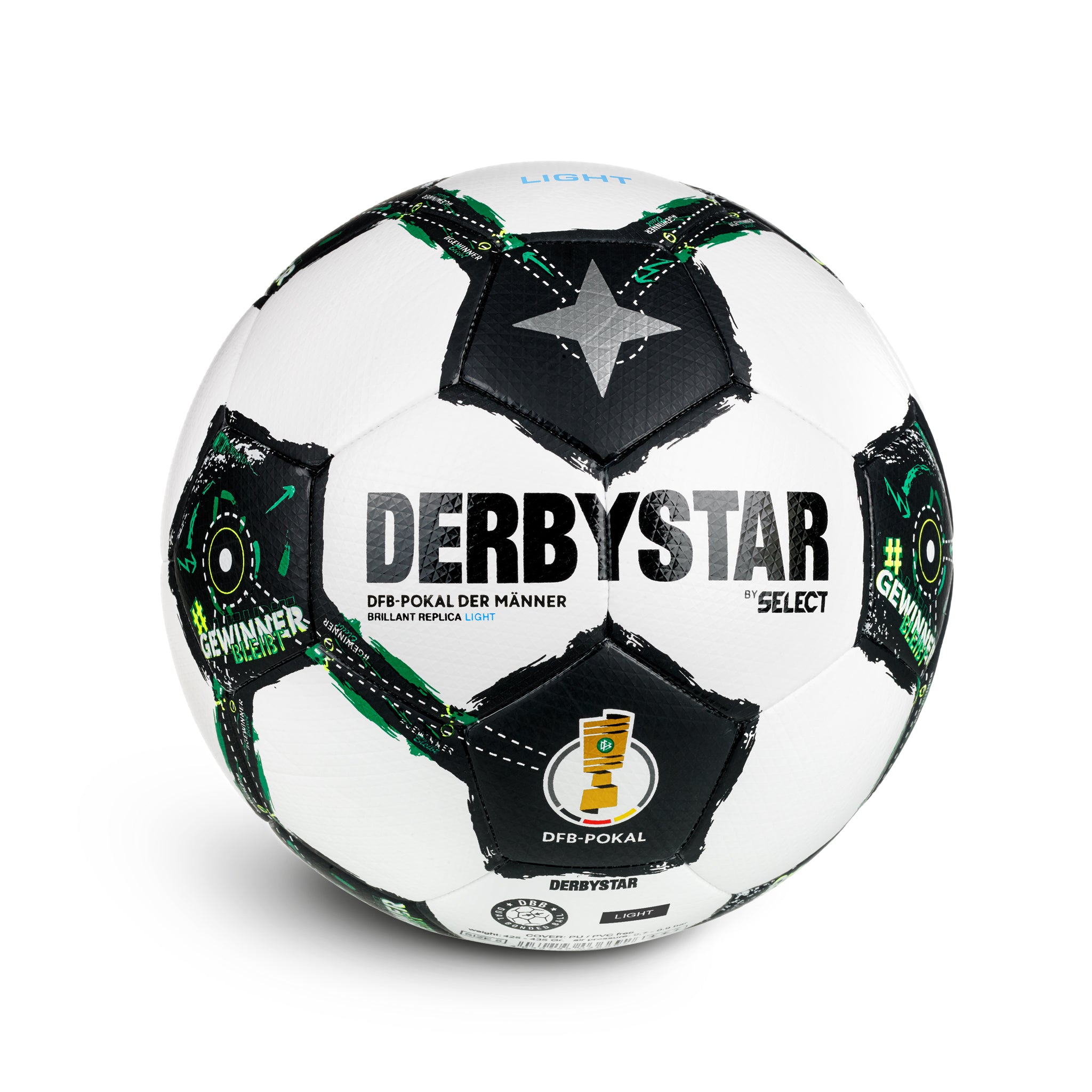 DFB-Pokal Brillant Replica Light Männer (350g) #farbe_weiß/schwarz/grün