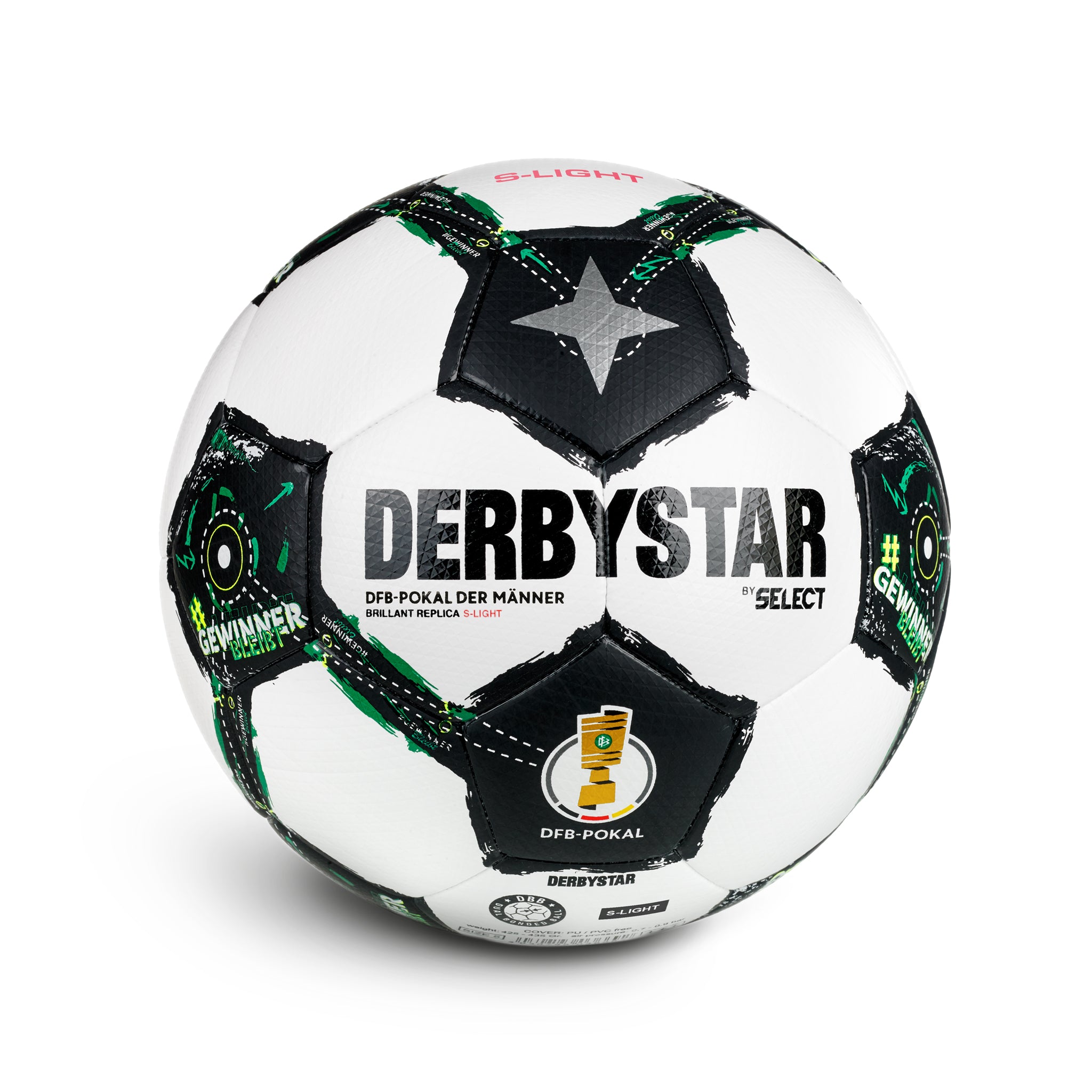 DFB-Pokal Brillant Replica S-Light Männer (290g) #farbe_weiß/schwarz/grün