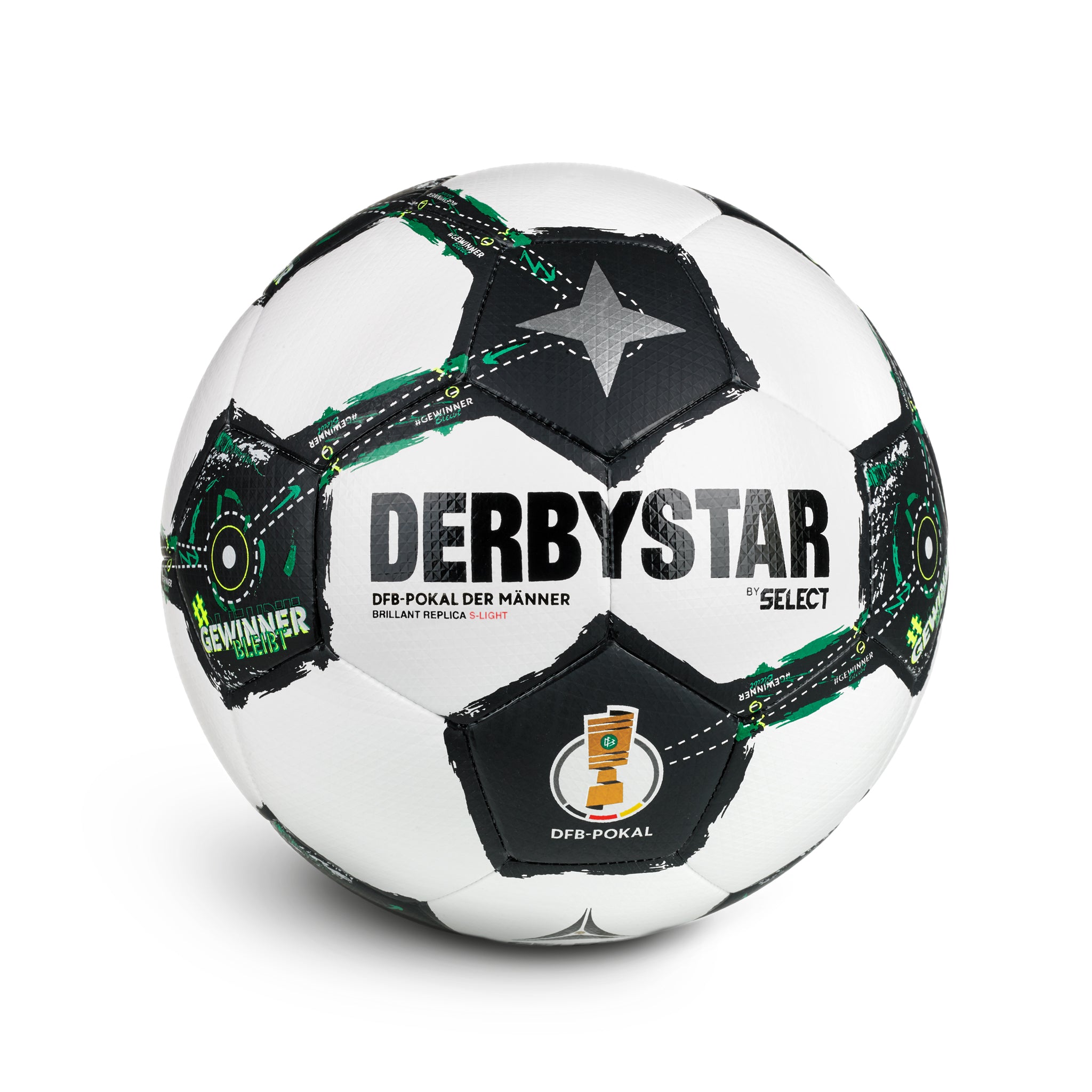 DFB-Pokal Brillant Replica S-Light Männer (290g) #farbe_weiß/schwarz/grün